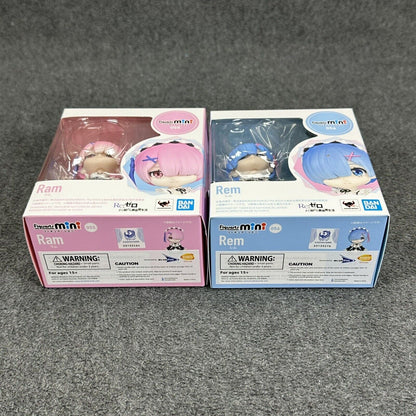 Re:Zero Starting Life in Another World Figuarts mini Rem 55 & Ram 56 Figures New