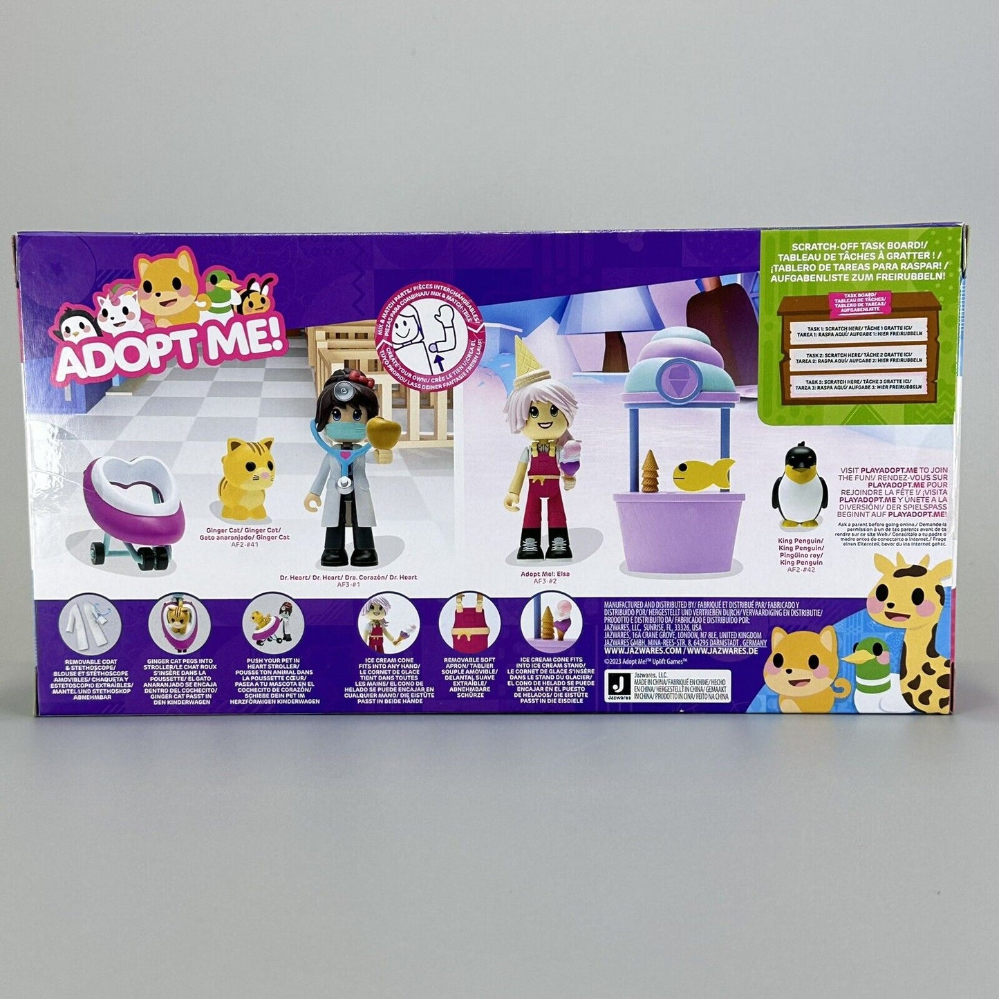 Roblox Adopt Me! Hospital & Ice Cream Parlour Friends Pk Bundle w/ Virtual Code