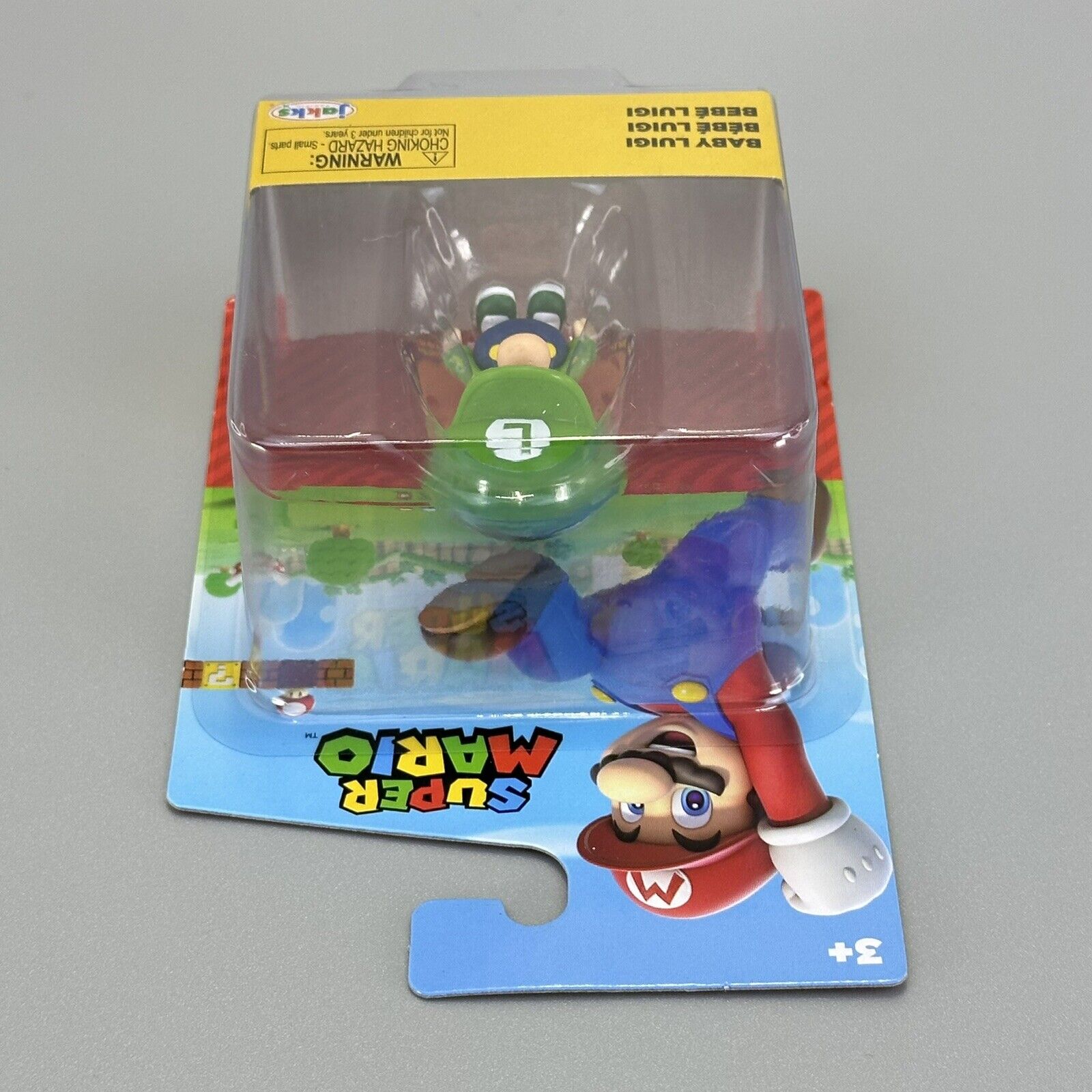 World of Nintendo Super Mario Baby Luigi 2.5" Figure Jakks 2024 - Brand New