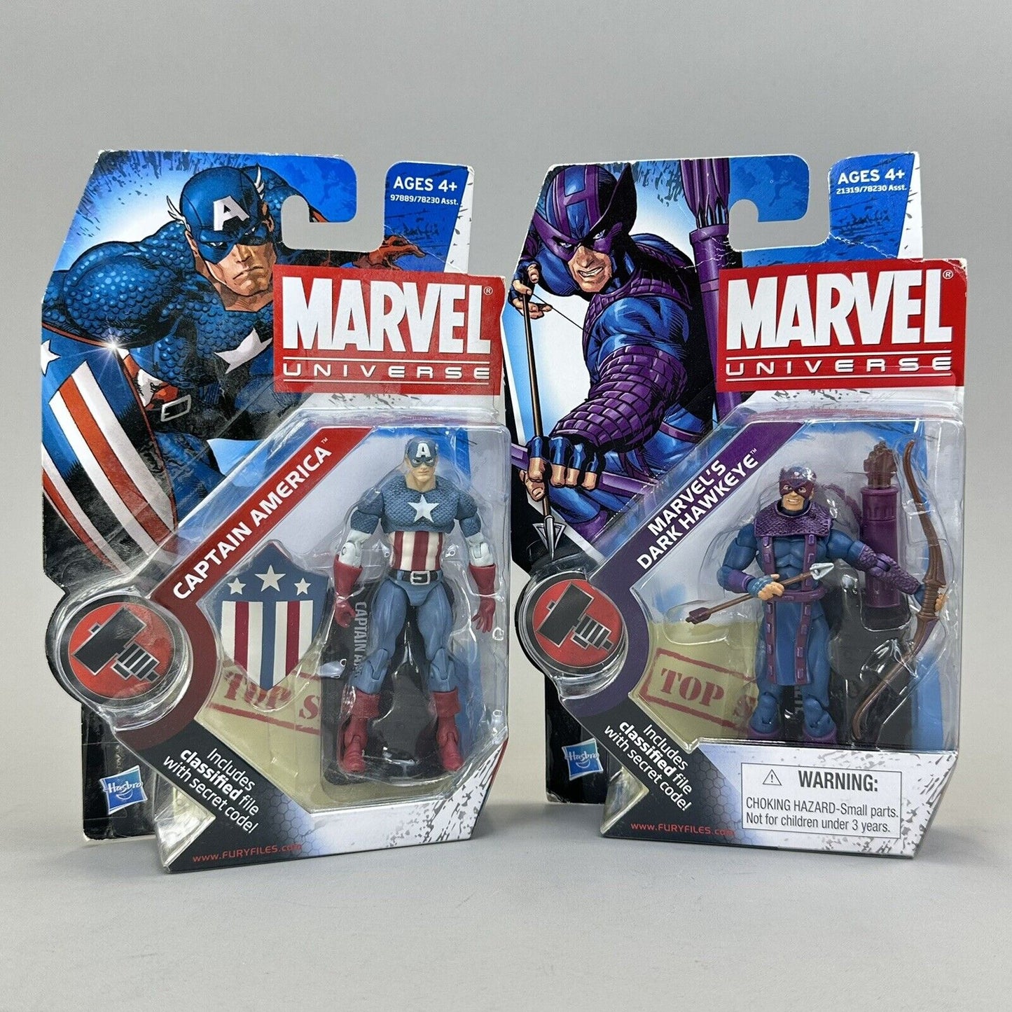 Hasbro Marvel Universe Captain America & Hawkeye 3.75” Action Figure - Sealed