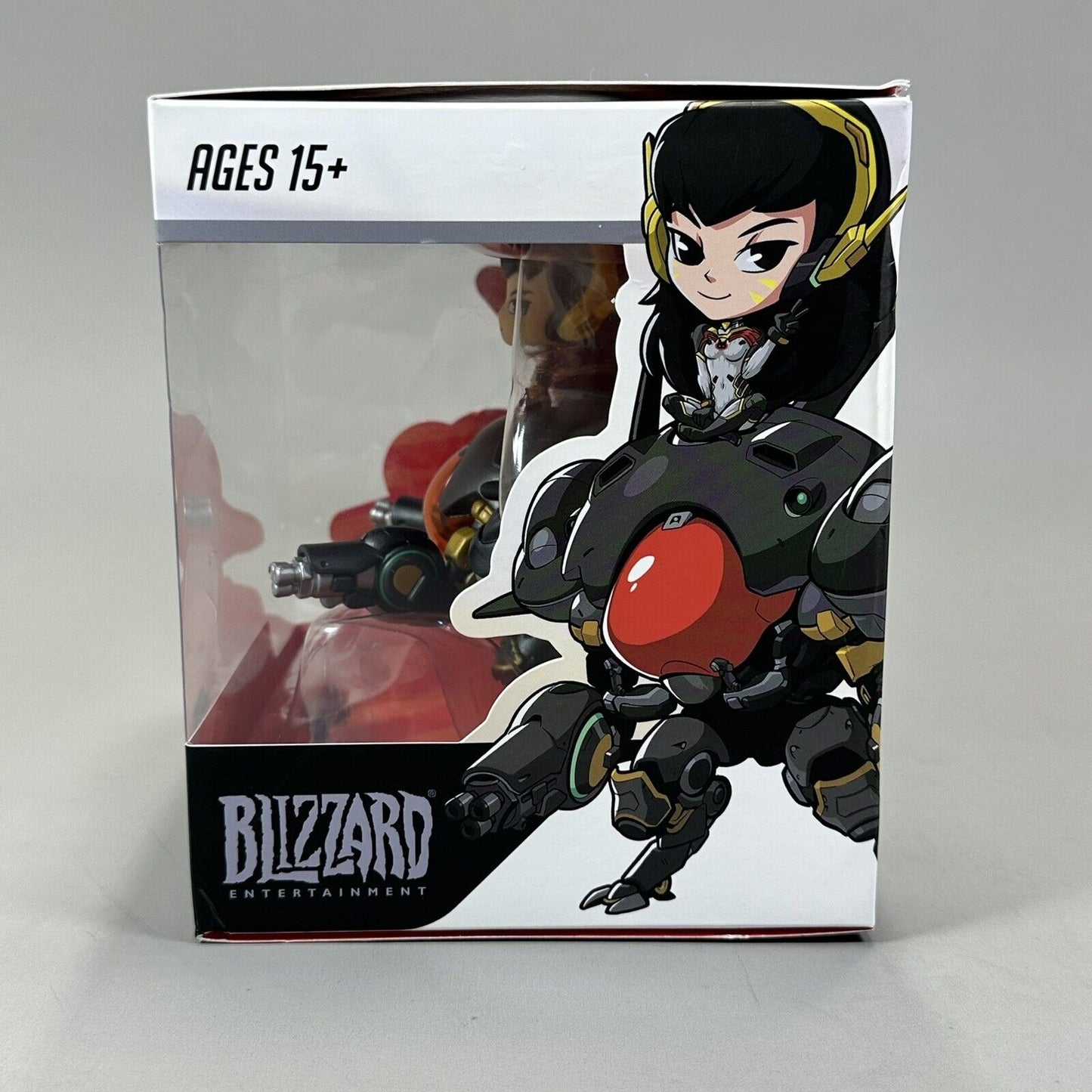 Blizzard Cute But Deadly Overwatch Carbon Fiber D.Va w/ Meka 3.5" Figure - New