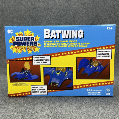 DC Super Powers Batwing Batman's Air Combat Vehicle DC Direct - Brand New