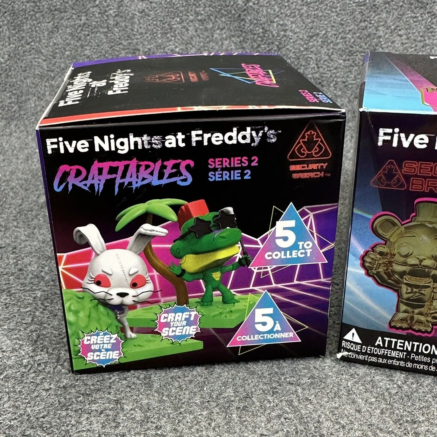 Five Nights at Freddy's Mini Security Breach Craftables Series 2 & Hiding Kit