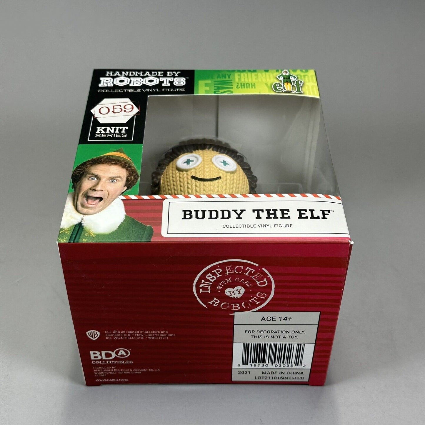 Handmade by Robots Buddy the Elf #059 Vinyl Figure 4" - Brand New