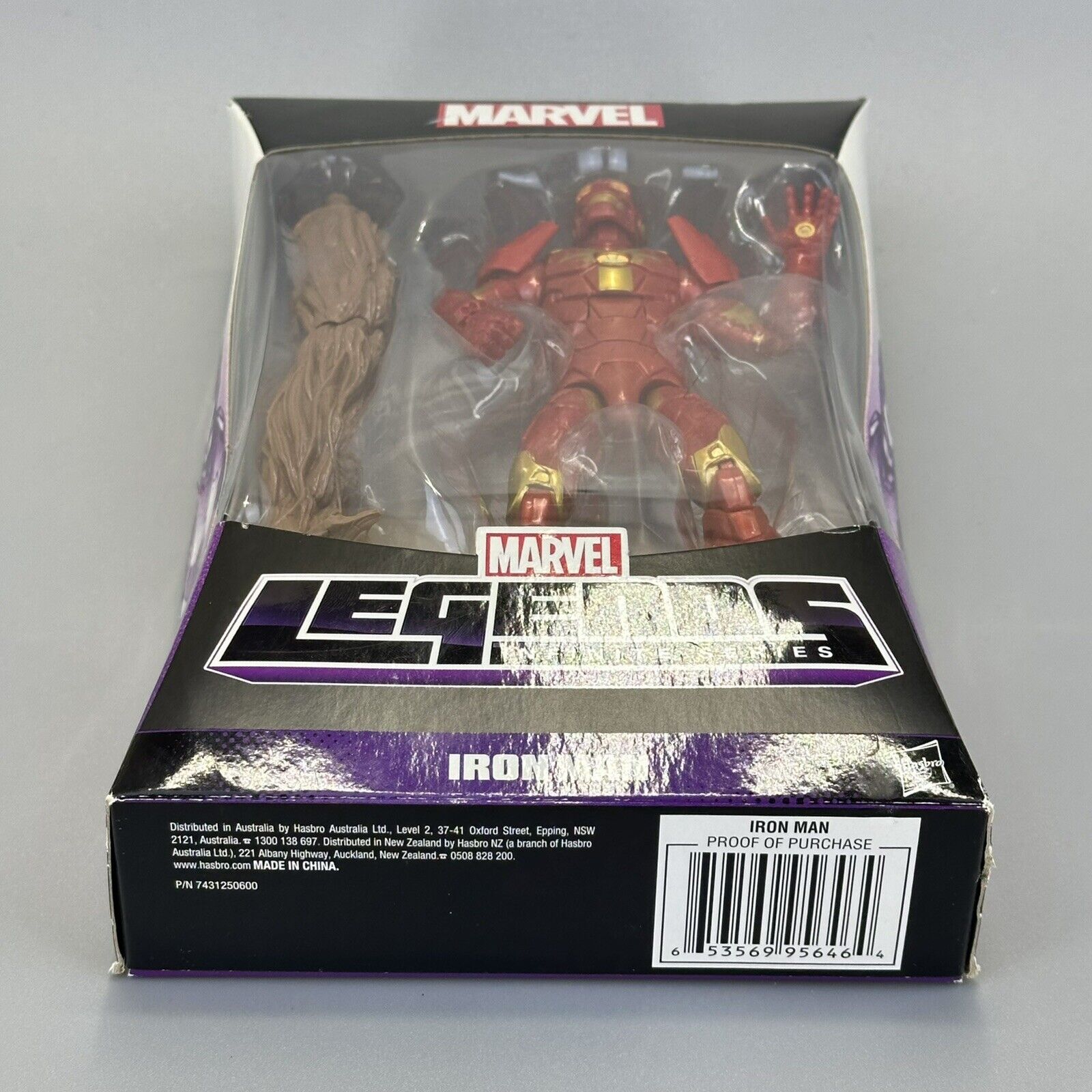 Marvel Legends Guardians of the Galaxy Iron Man 6" Action Figure Groot BAF Wave