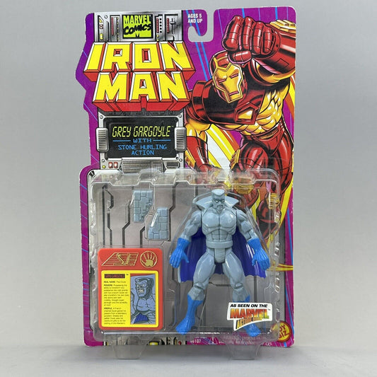 Vintage ToyBiz Marvel Iron Man Grey Gargoyle 5" Action Figure 1995 - Brand New