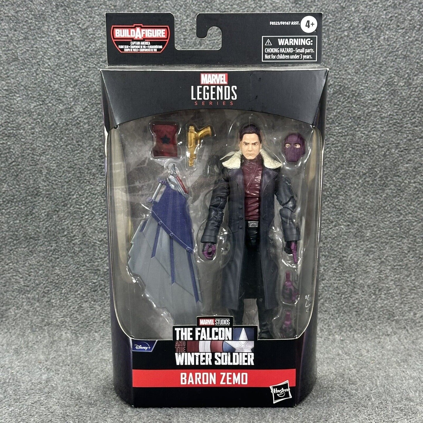 Marvel Legends Baron Zemo Falcon and the Winter Soldier 6" Action Figure w/ BAF