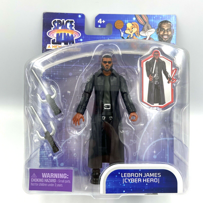  Space Jam: A New Legacy LeBron James Cyber Hero with Matrix Trench Coat  - New