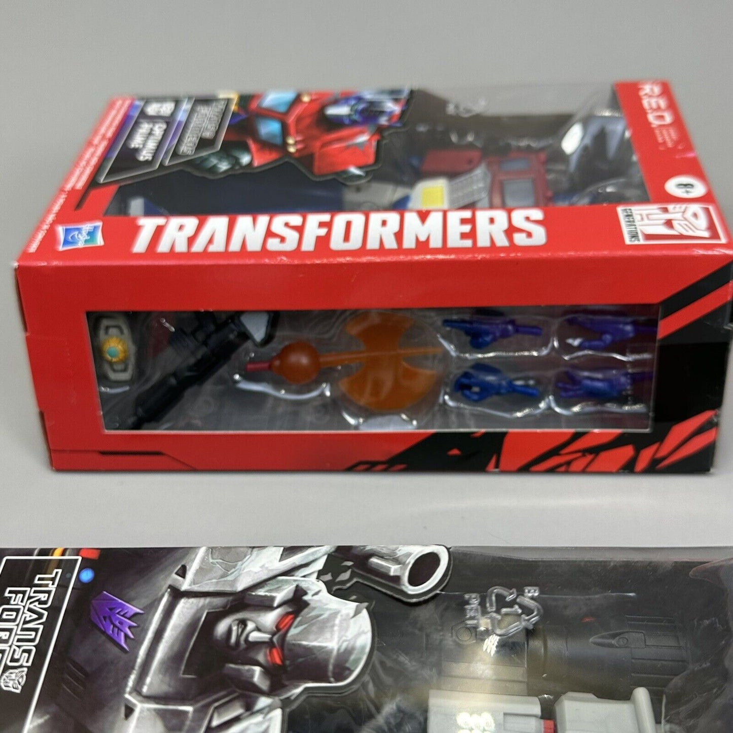 Transformers R.E.D. Megatron & Optimus Prime 6" Action Figures Bundle Hasbro New