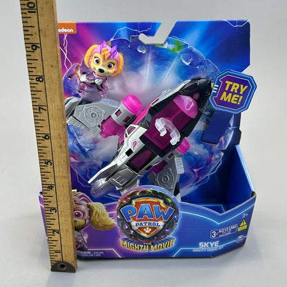 PAW Patrol: The Mighty Movie Skye Jet With Figure Lights Sounds - Brand New