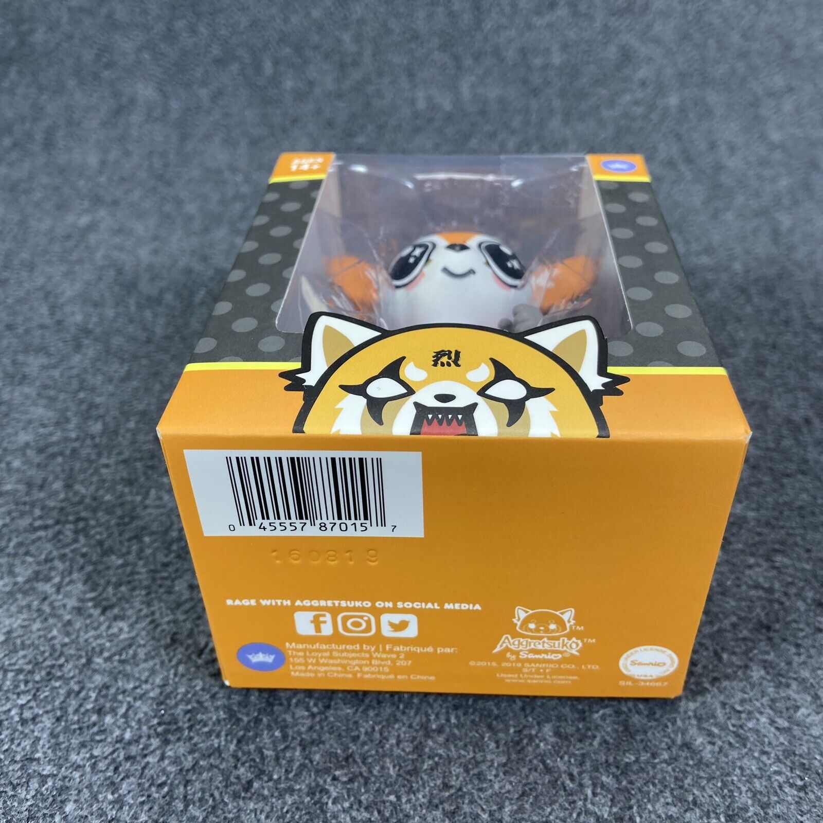 Aggretsuko Tsunoda 3.25” Action Vinyl Figure - The Loyal Subjects - Brand New