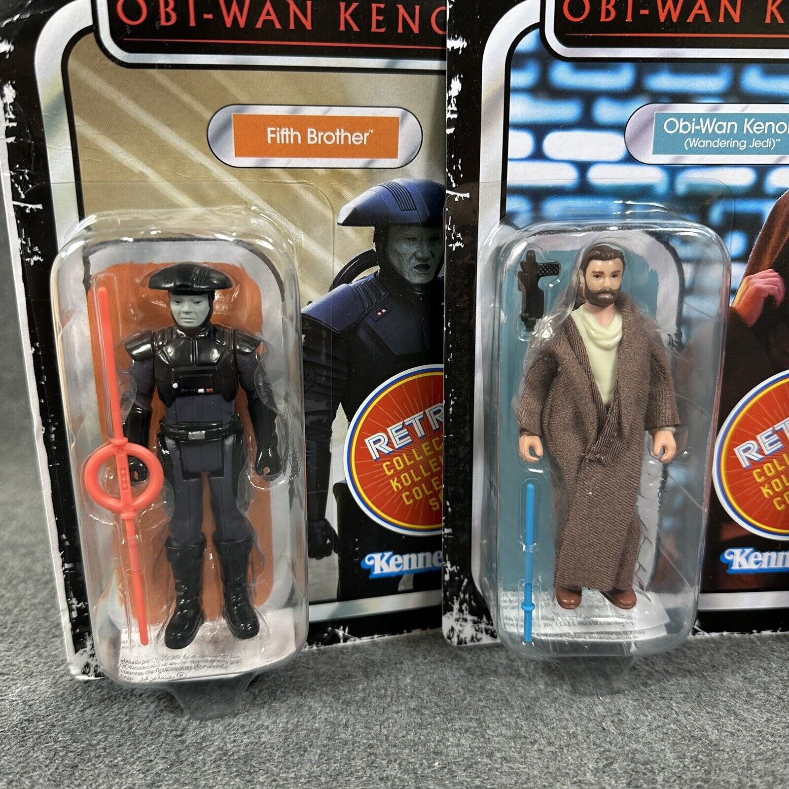 Hasbro Star Wars Retro Collection Lot of 3 Obi-Wan 3.75" Action Figures