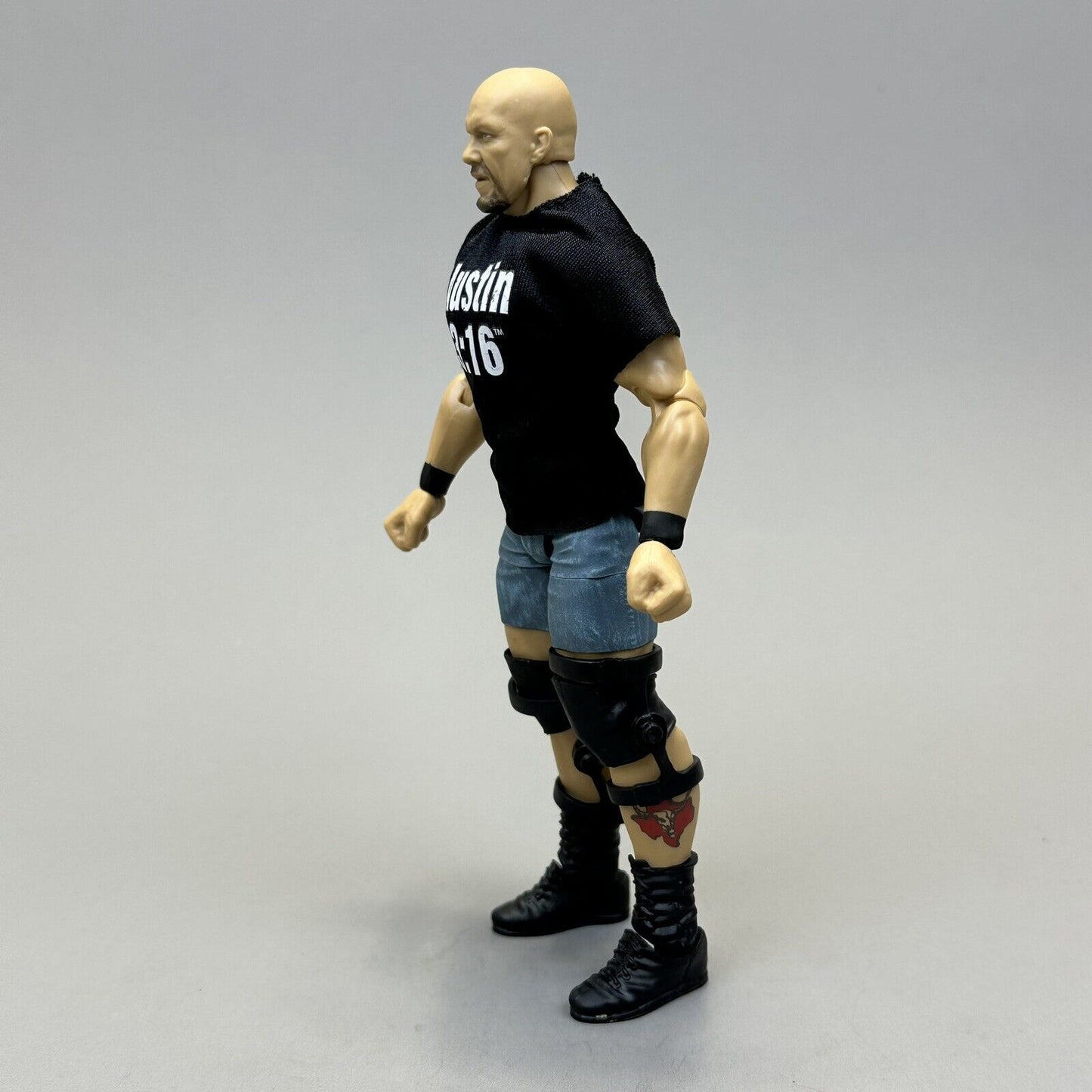 WWE Elite 60th Anniversary Stone Cold 7" Wrestling Action Figure Complete Mattel