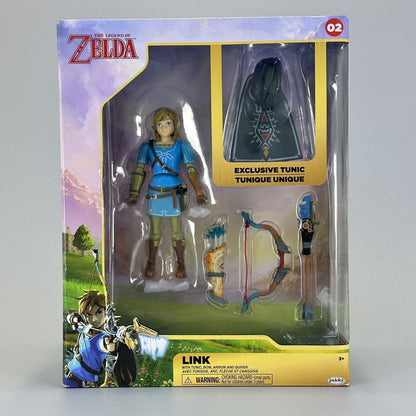 The Legend of Zelda Breath of the Wild Link 4" Action Figure Jakks Pacific - New