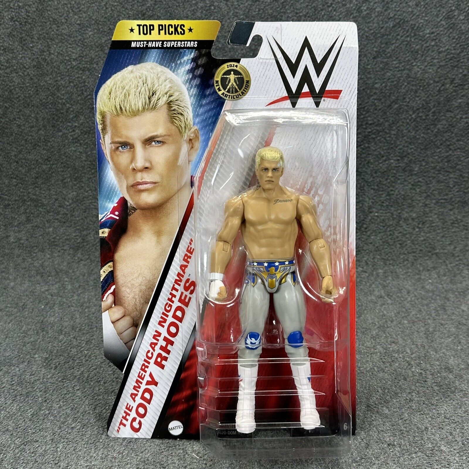 WWE Basics Top Cody Rhodes Series 137 Seth Rollins & Theory Action Figures 3-Lot