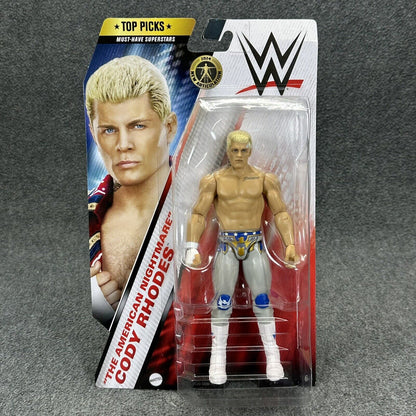 WWE Basics Top Cody Rhodes Series 137 Seth Rollins & Theory Action Figures 3-Lot