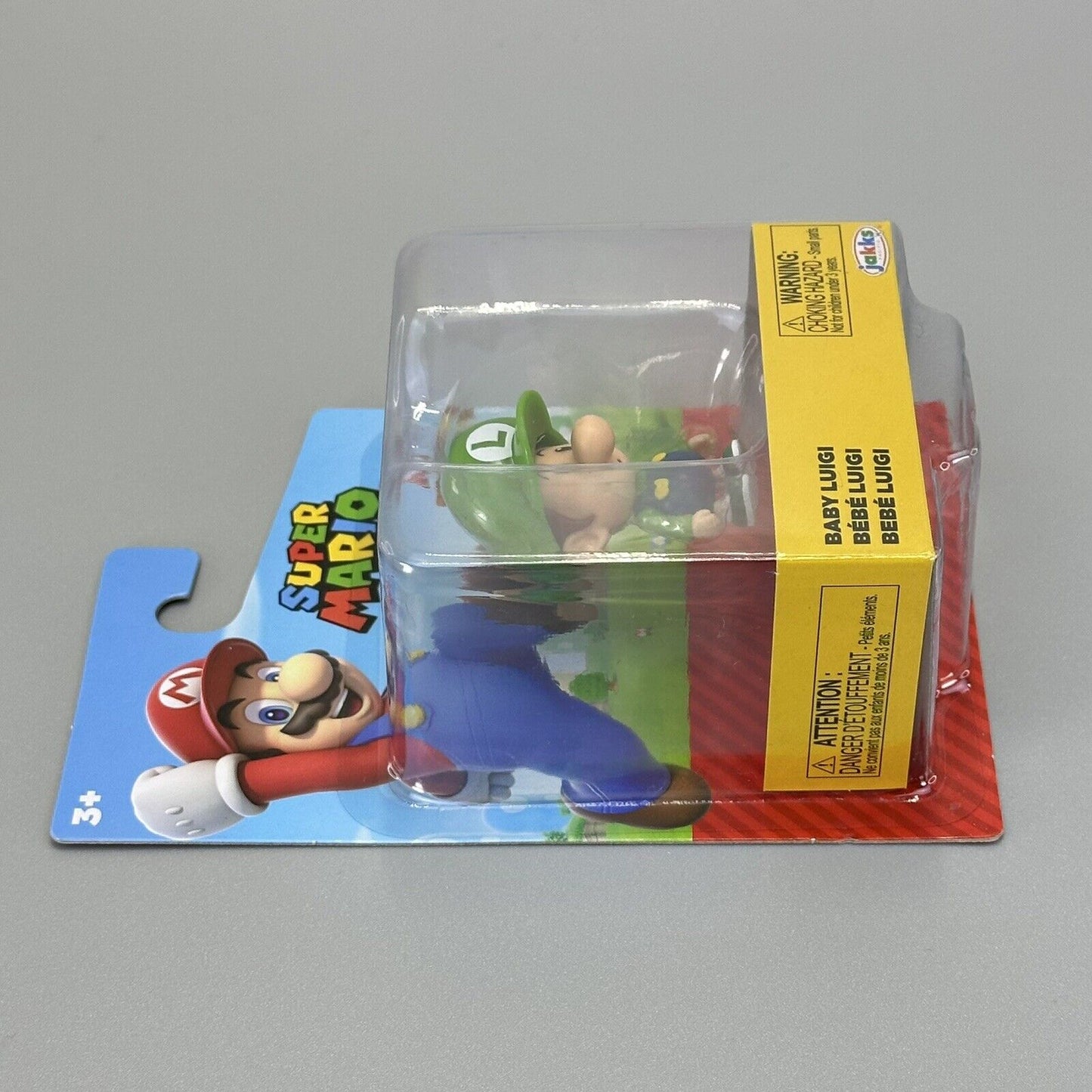 World of Nintendo Super Mario Baby Luigi 2.5" Figure Jakks 2024 - Brand New