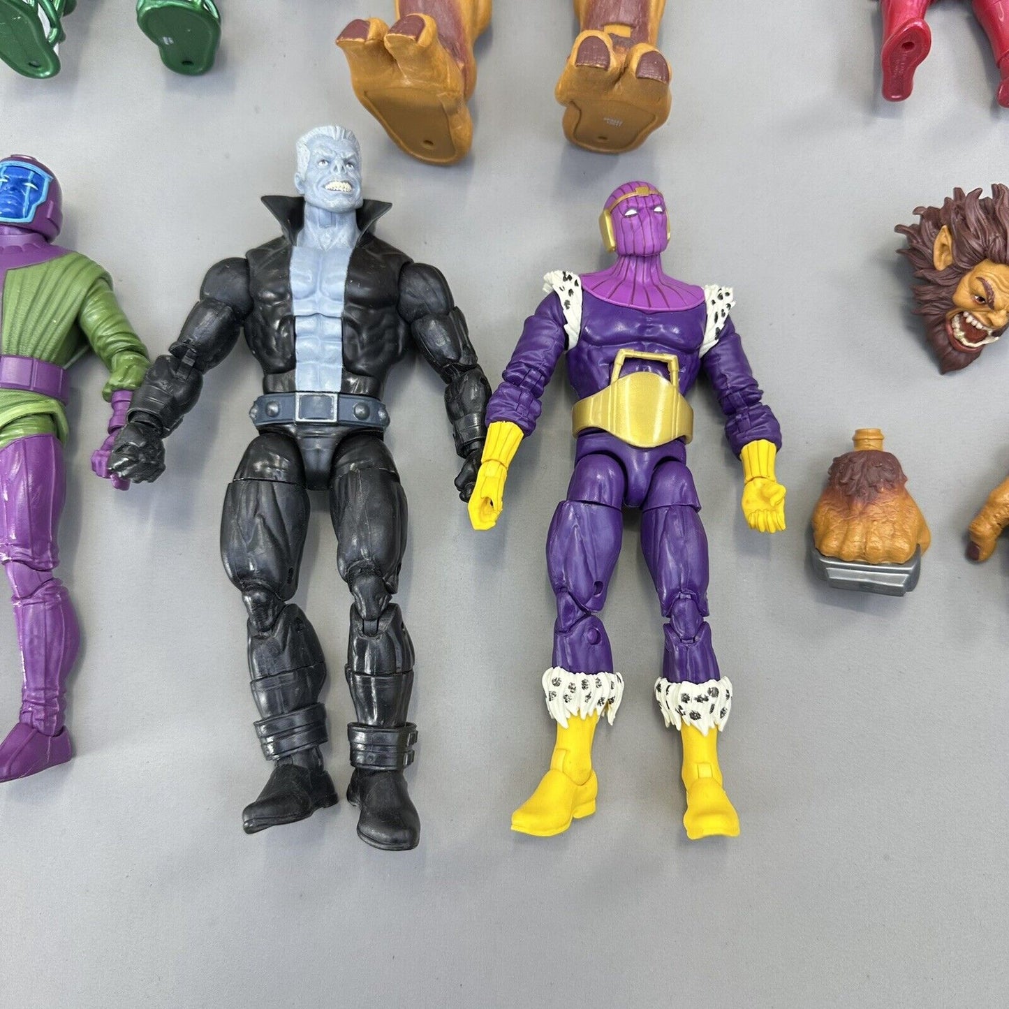 Lot of 6 Marvel Legends Villains 6" Action Figures Kang, Ulik, Baron Zemo & More