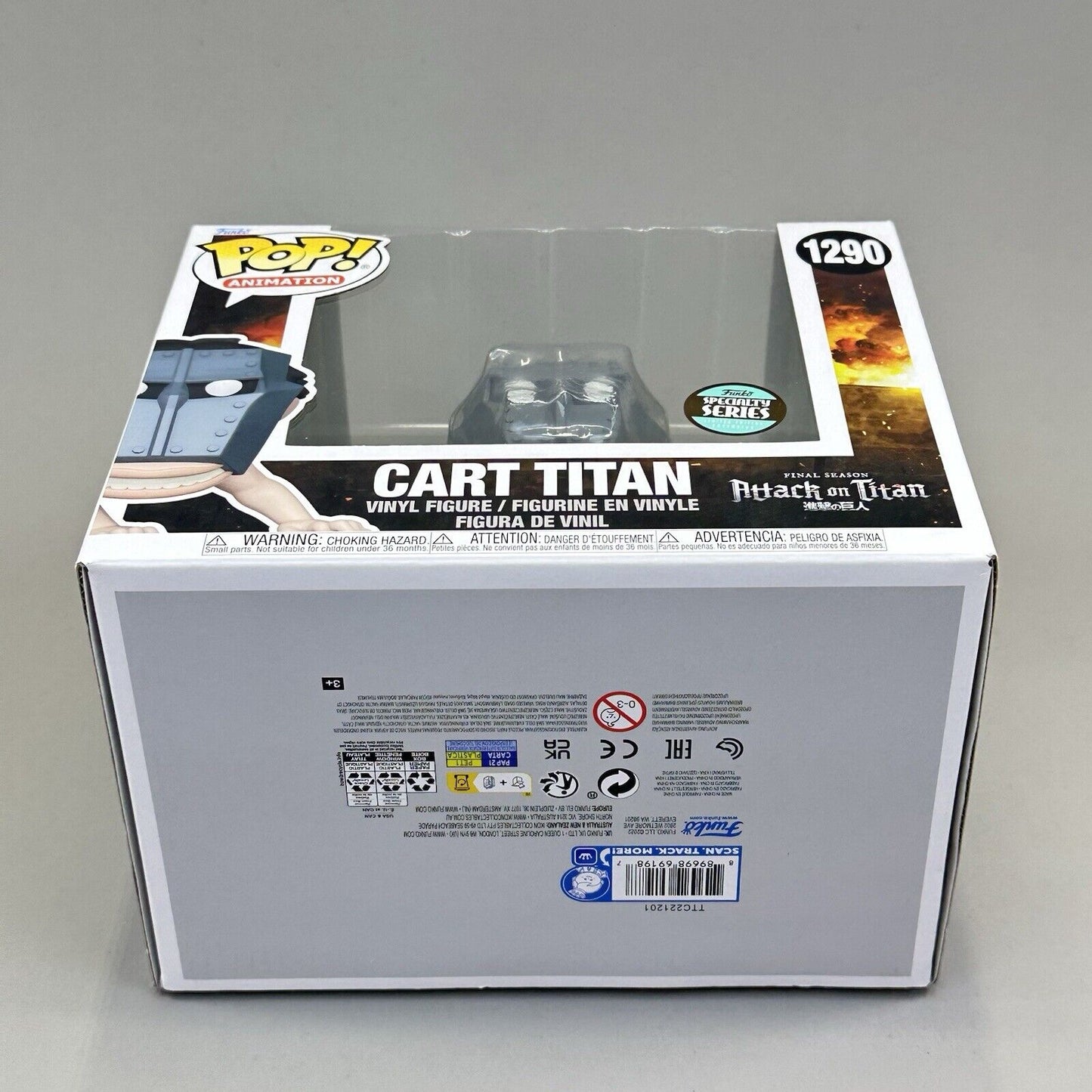 Funko Pop Super: Attack on Titan Cart Titan Special Edition #1290 Vinyl Figure