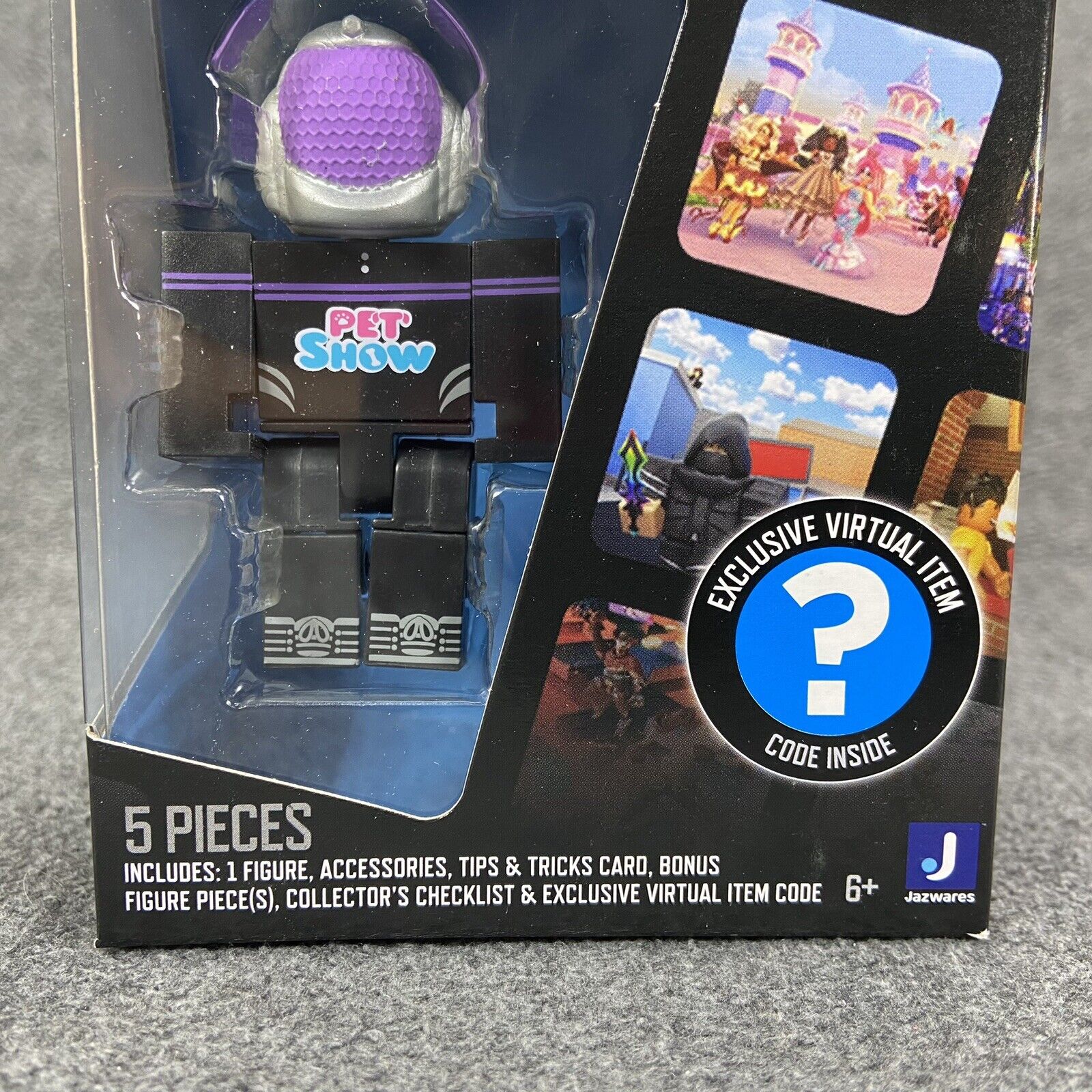 Roblox Deluxe Mystery Pk Series 2 Pet Show: Space Trainer 3" Figure w/ Code New