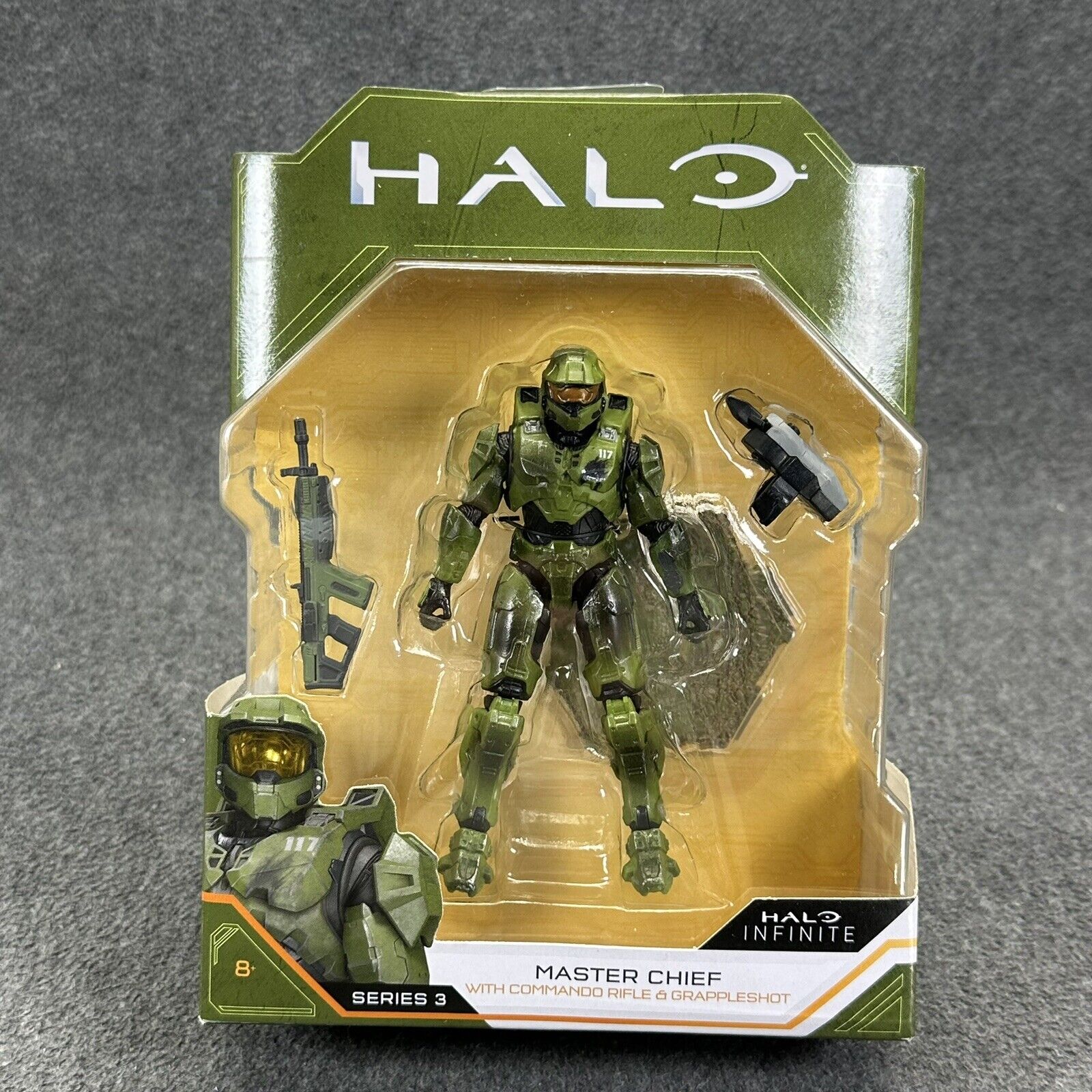 Halo Series 3-4 Master Chief Escharum Spartan Eva Grunts & Frederic 5" Figures