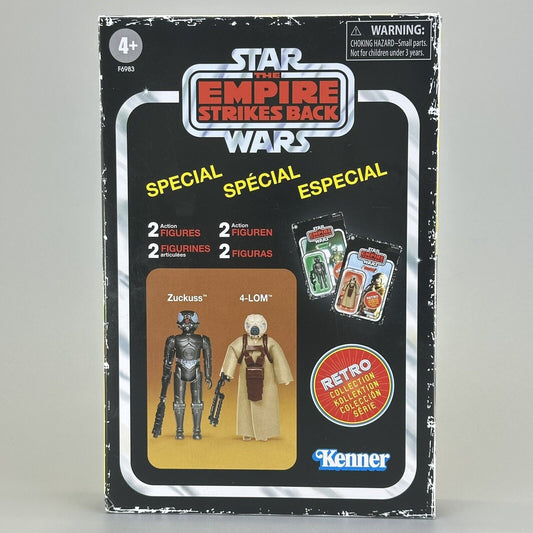 Star Wars Retro Collection 4-LOM & Zuckuss 3.75" Action Figures 2-Pack - Sealed