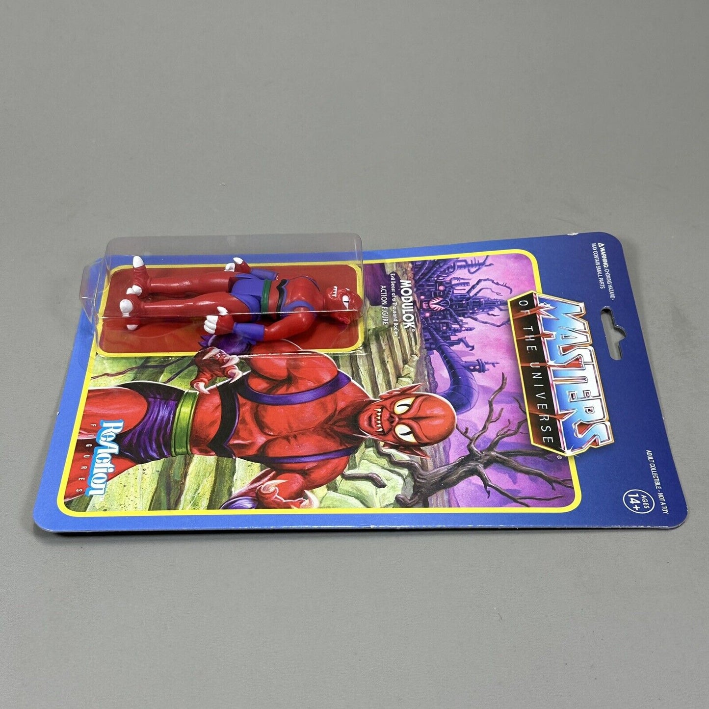 Super 7 ReAction Retro Card Masters of the Universe Modulok 3.75" Action Figure