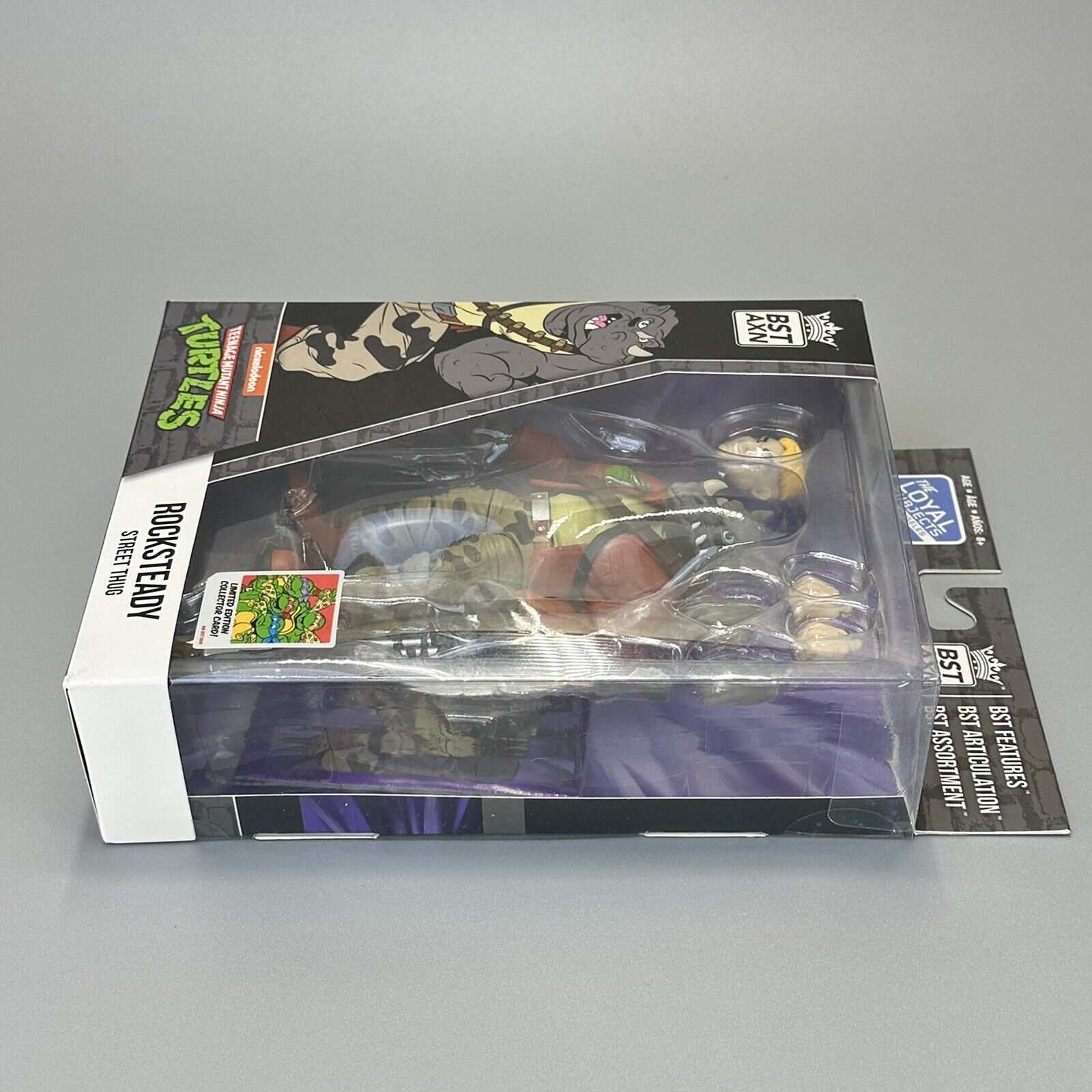 The Loyal Subjects BST AXN TMNT Rocksteady Street Thug 5" Action Figure - New