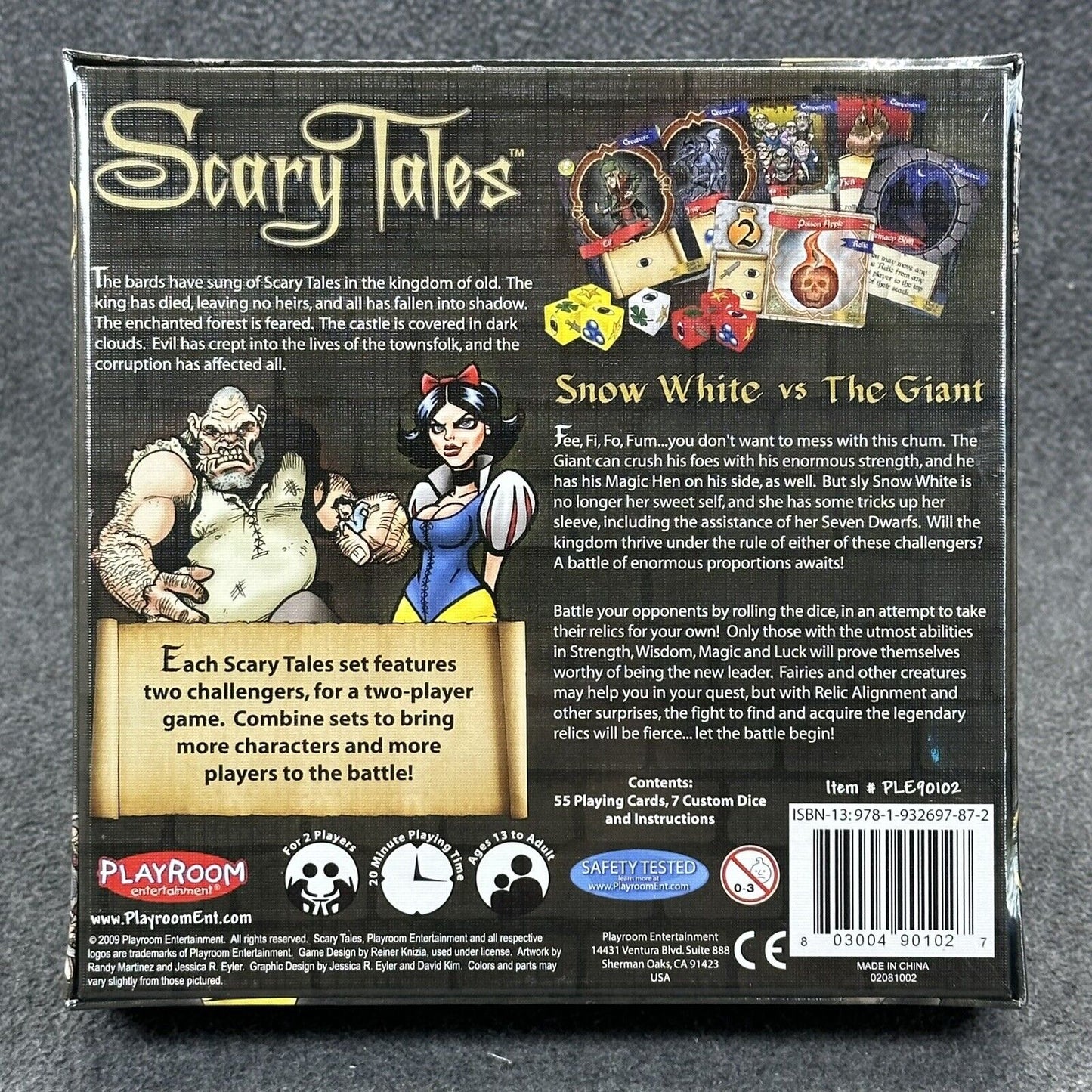 Scary Tales Deck #2 Snow White vs The Giant Playroom Entertainment Card Game New