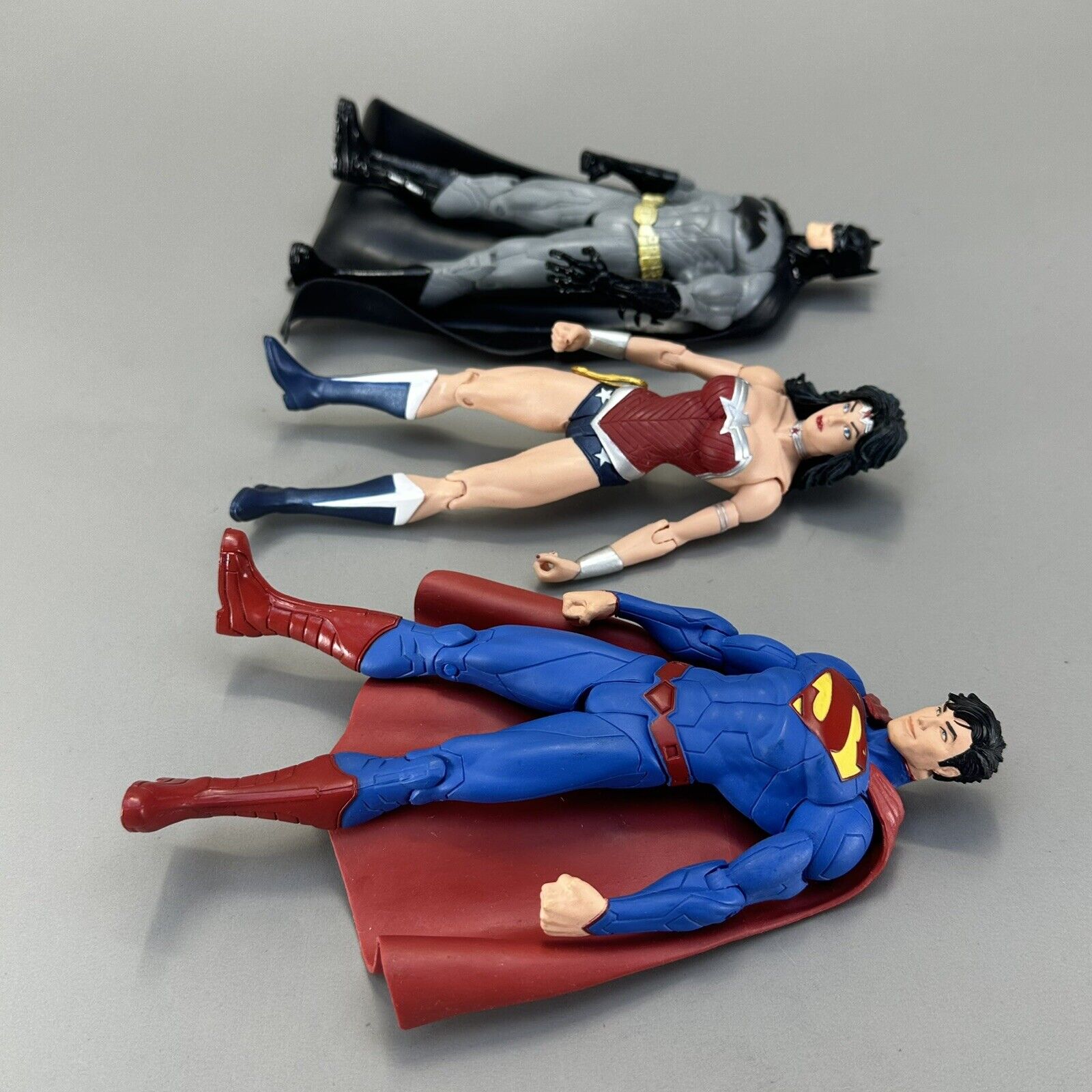 DC Collectibles New 52 Justice League Superman Batman & Wonder Woman 7" Figures