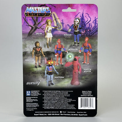 Super7 ReAction Masters of the Universe Shadow Weaver MOTU 3.75" Action Figure