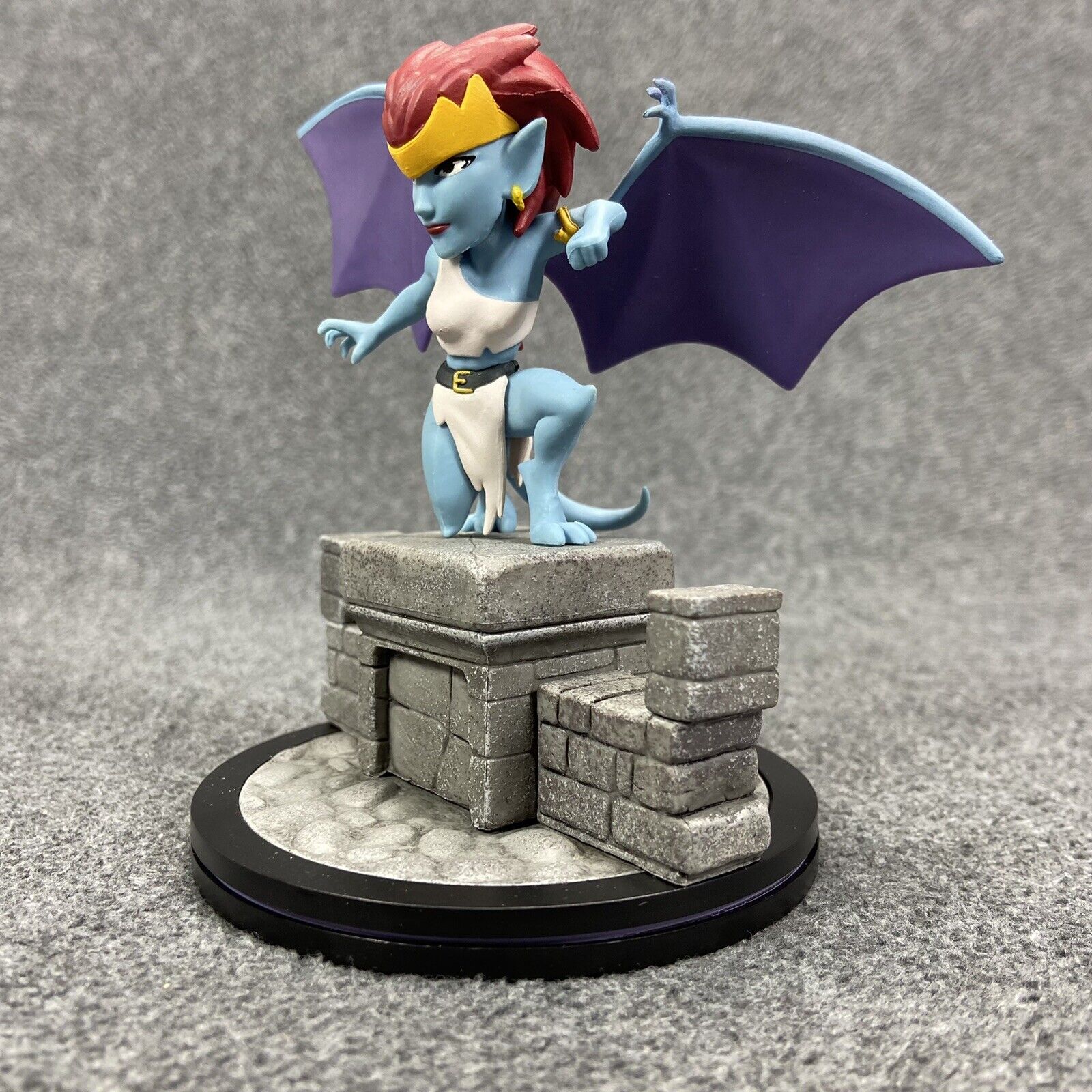 Gargoyles Demona Q-Fig Statue Disney Collectible 4.5" Figure Quantum Mechanix