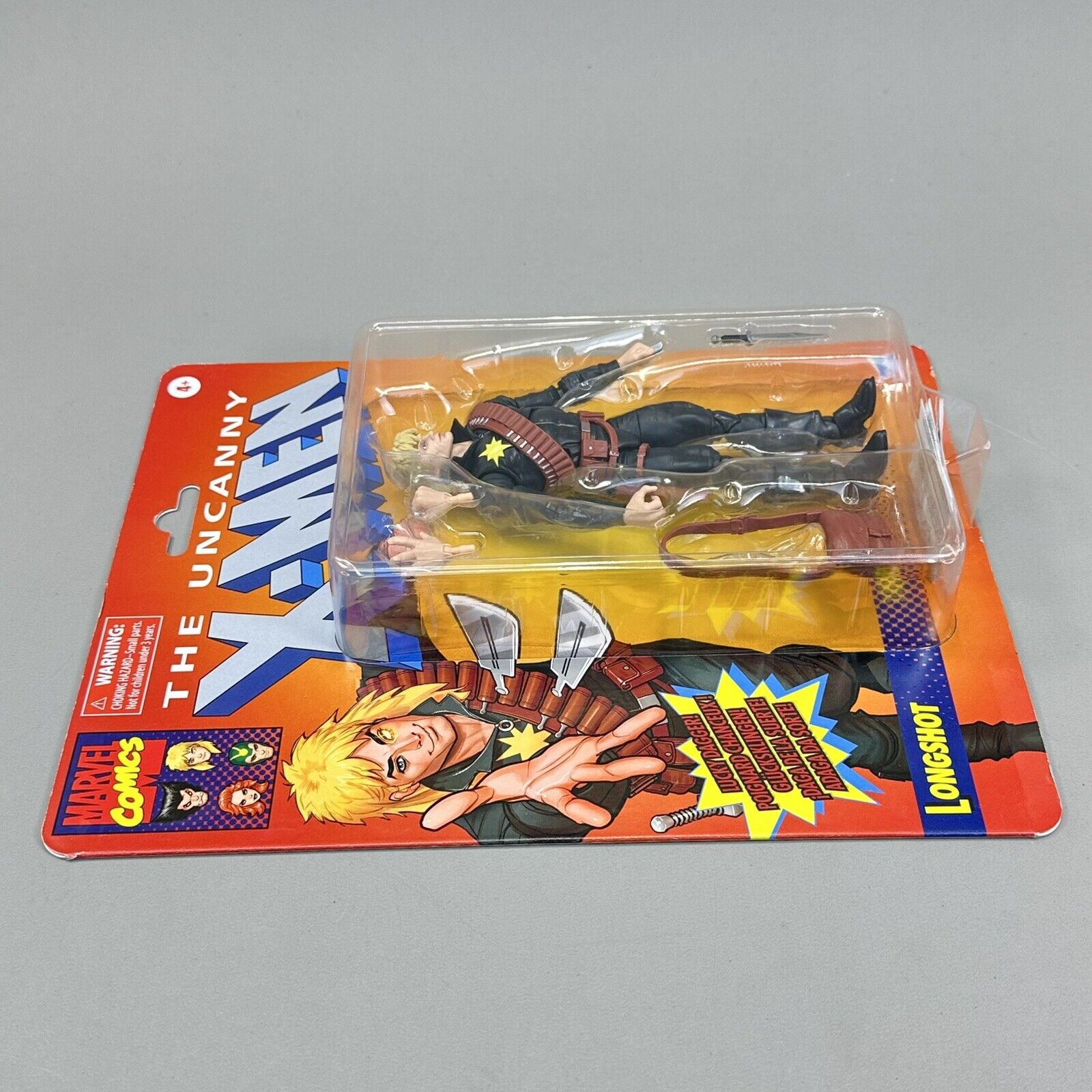 Marvel Legends Retro Card The Uncanny X-Men Longshot 6" Action Figure Brand New