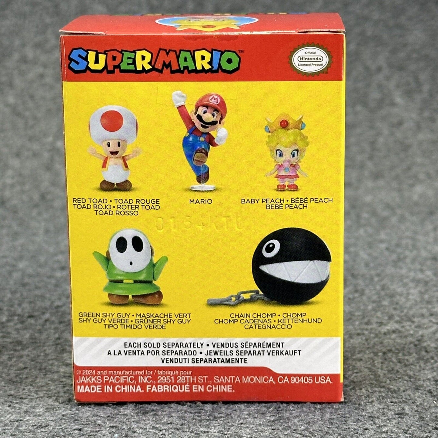 Super Mario Baby Peach 2.5" Action Figure CVS Box Jakks Pacific - Brand New