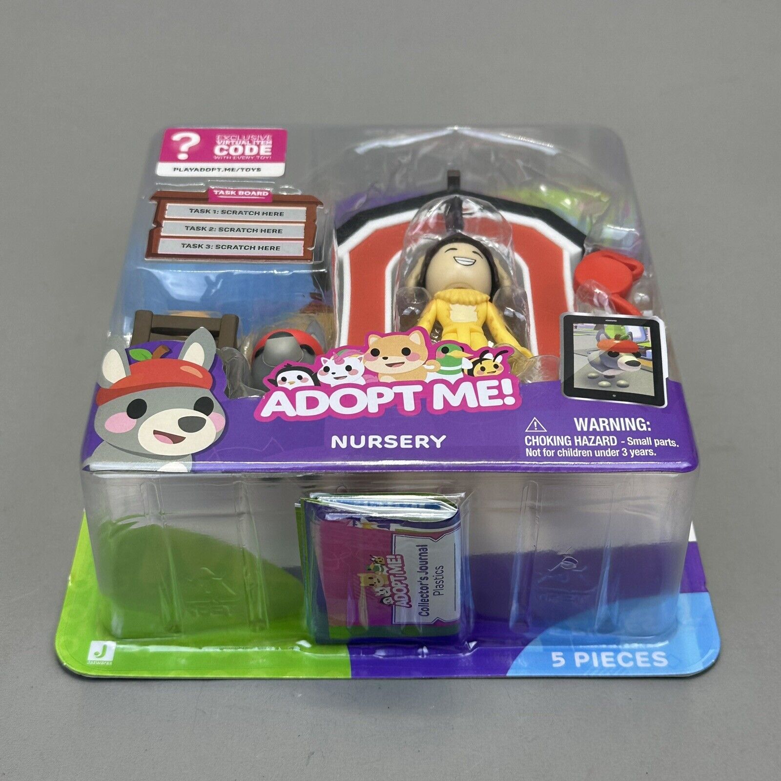 Roblox Adopt Me Nursery Action Figure Set w/ Exclusive Virtual Item Code - New