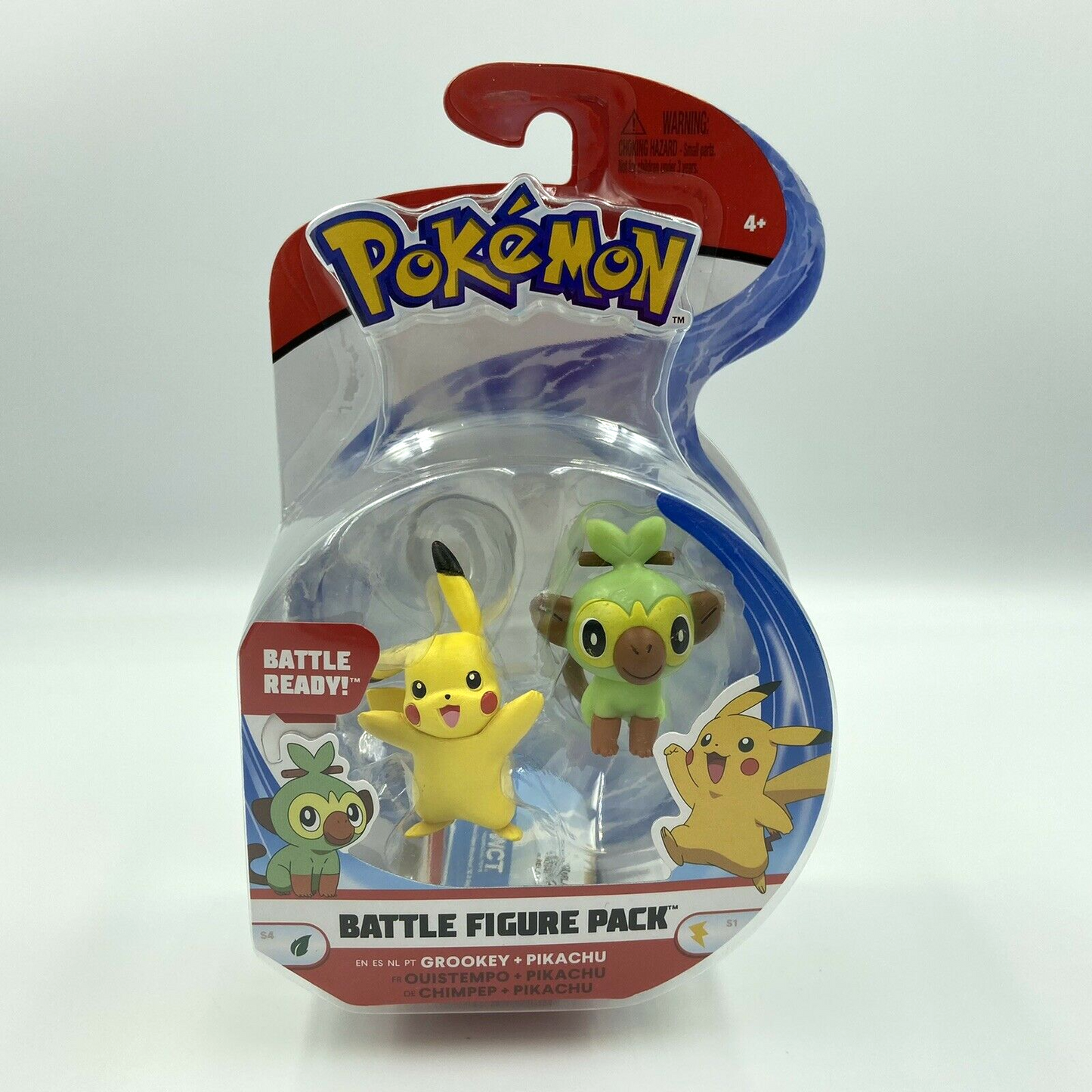 Pokemon Pikachu & Grookey Battle Figure 2 Pack - Nintendo - Brand New in Package