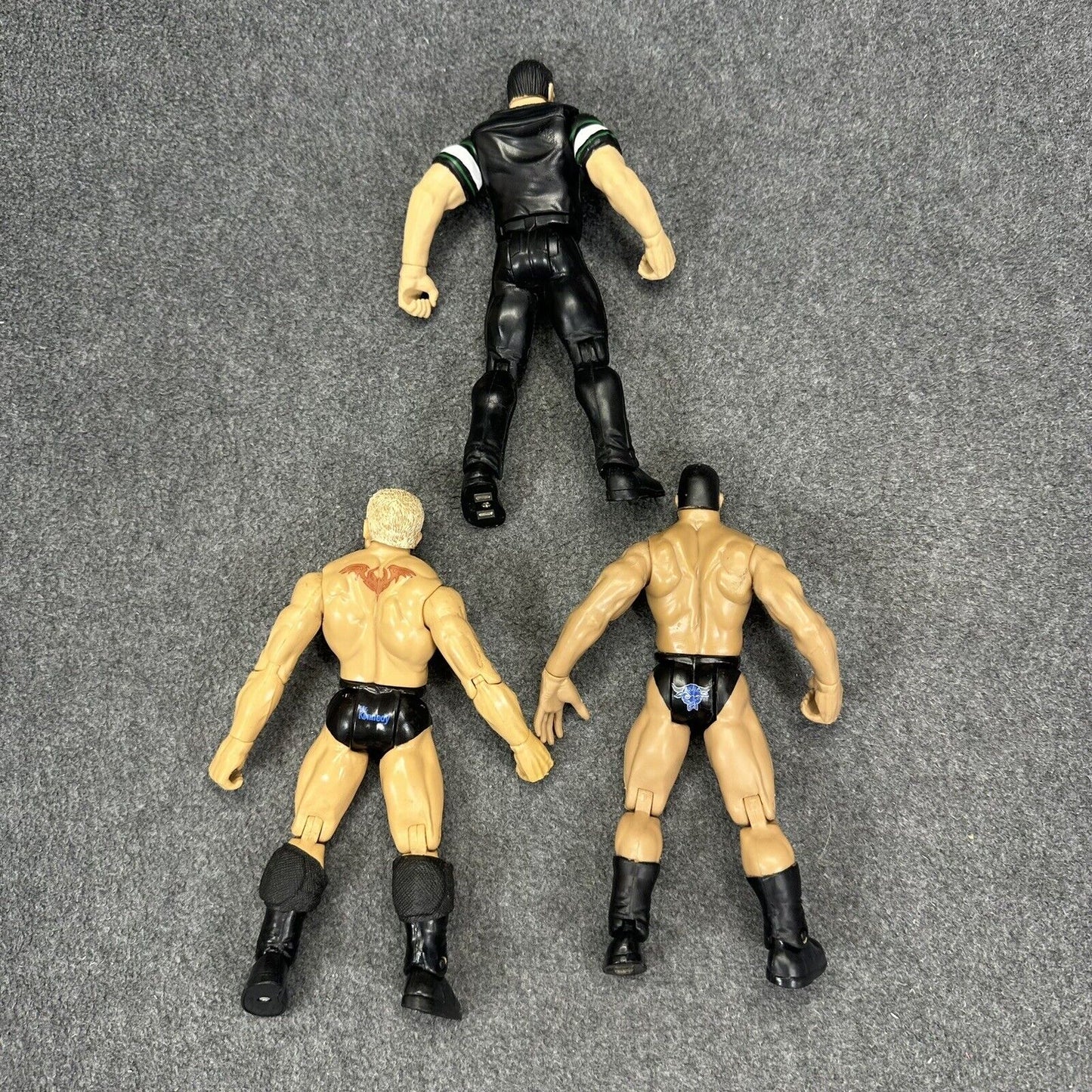 WWF JAKKS Titan Tron The Rock Mr. Kennedy & DX Shane 6" WWE Wrestling Figures