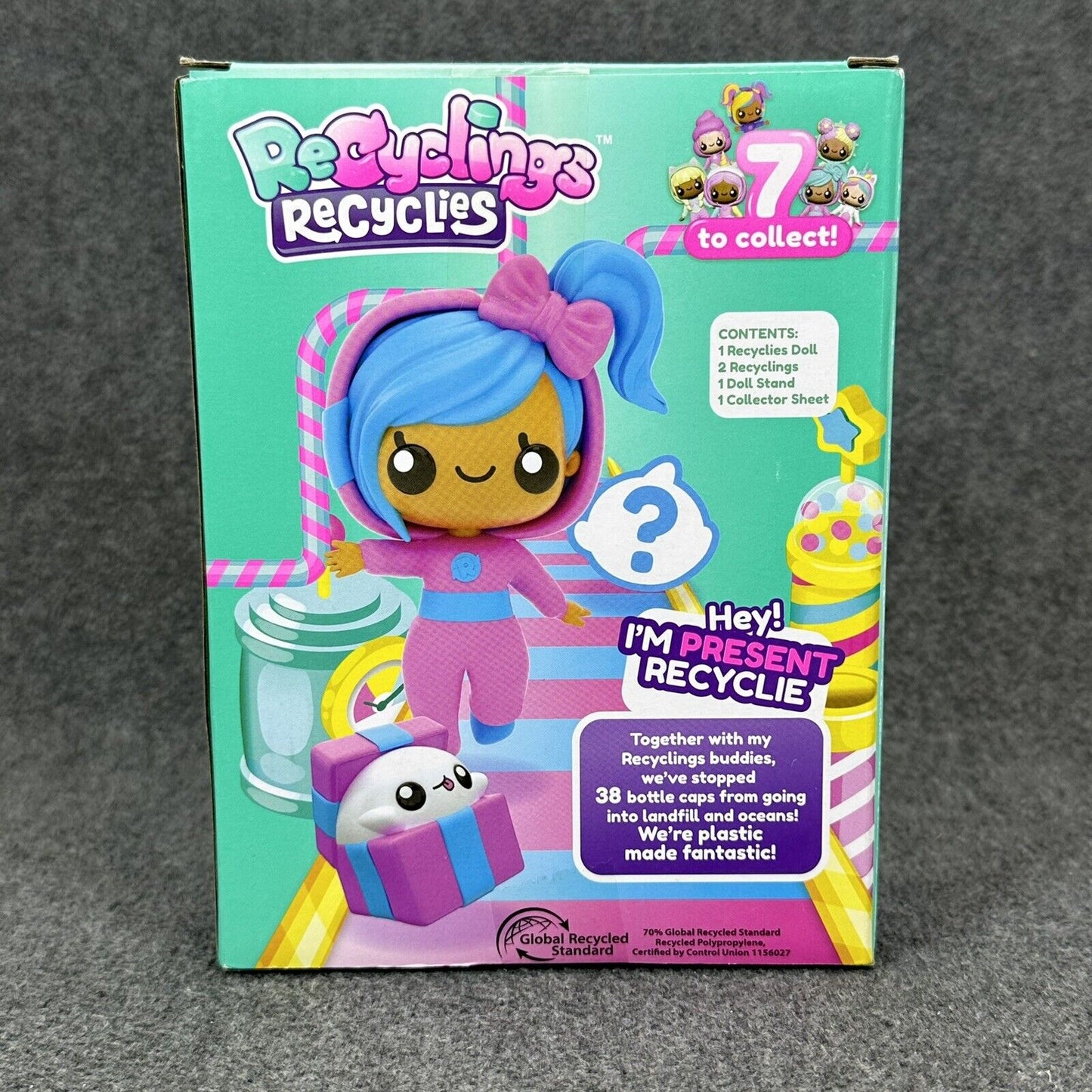 Recyclings Recyclies & Friends Present Recyclie 3.5" Doll Action Figure w/ Pet