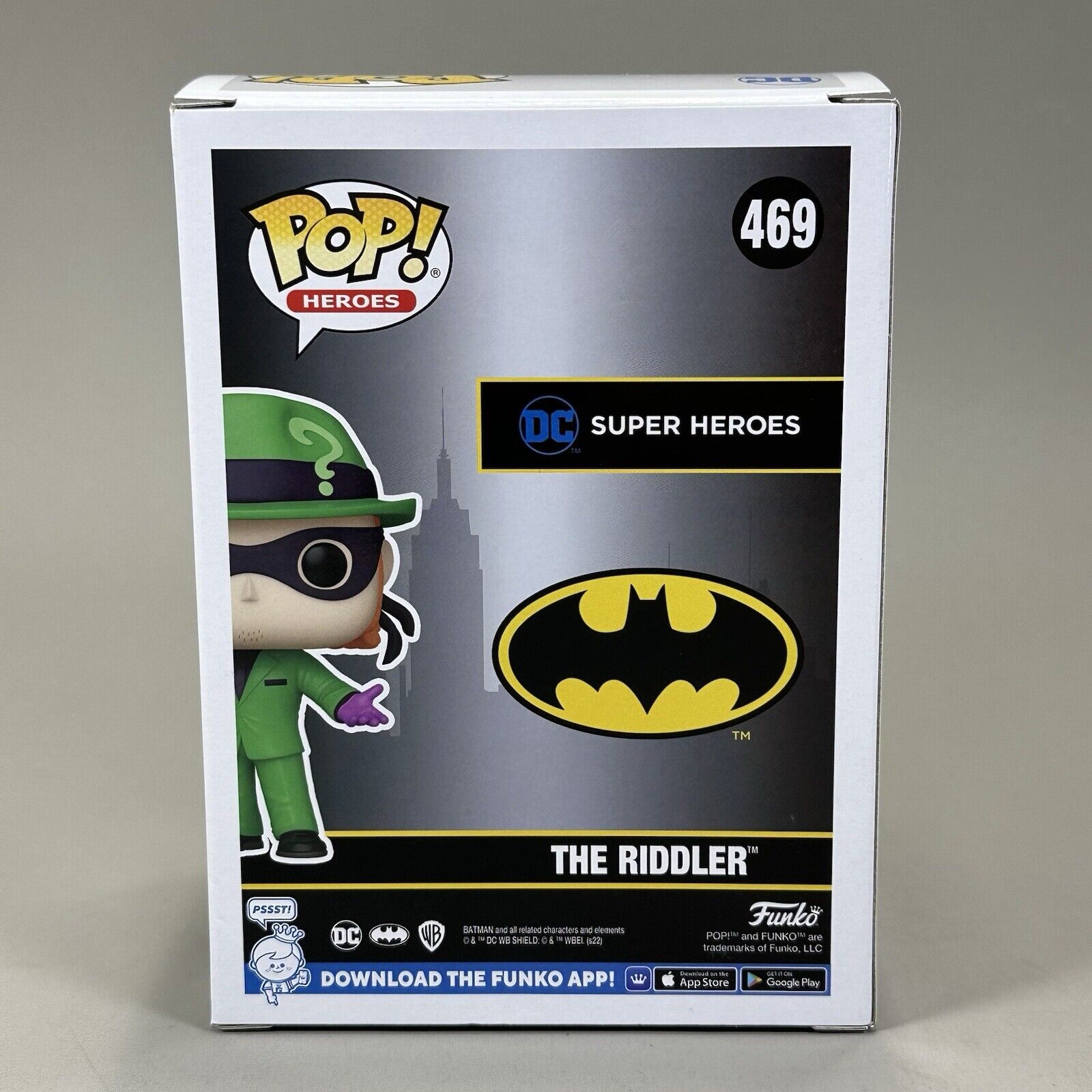 Funko Pop! Vinyl: DC Universe Batman The Riddler #469 Exclusive - Brand New