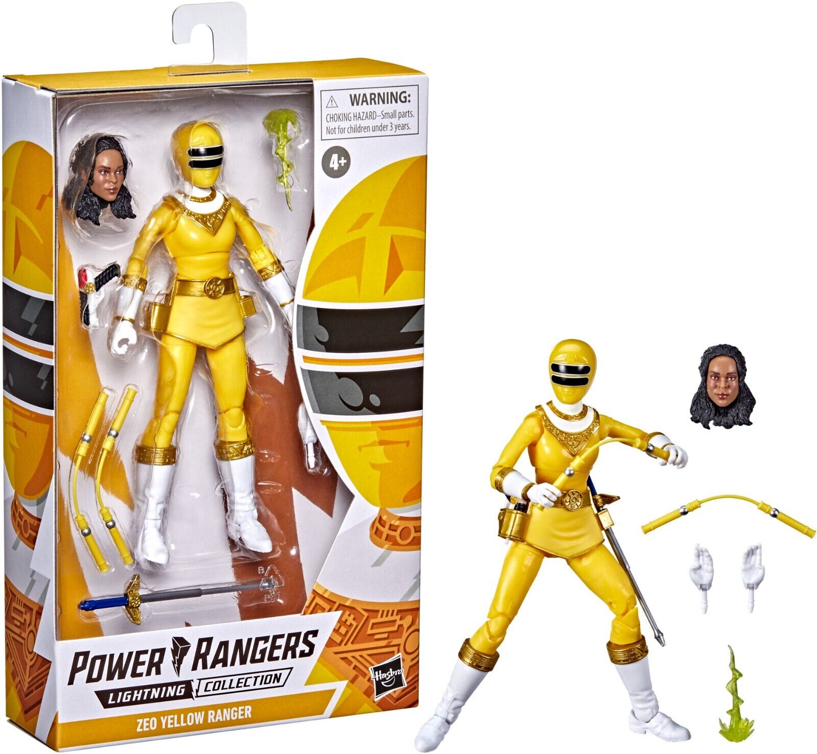 Power Rangers Lightning Collection Zeo Yellow Ranger 6" Action Figure - New