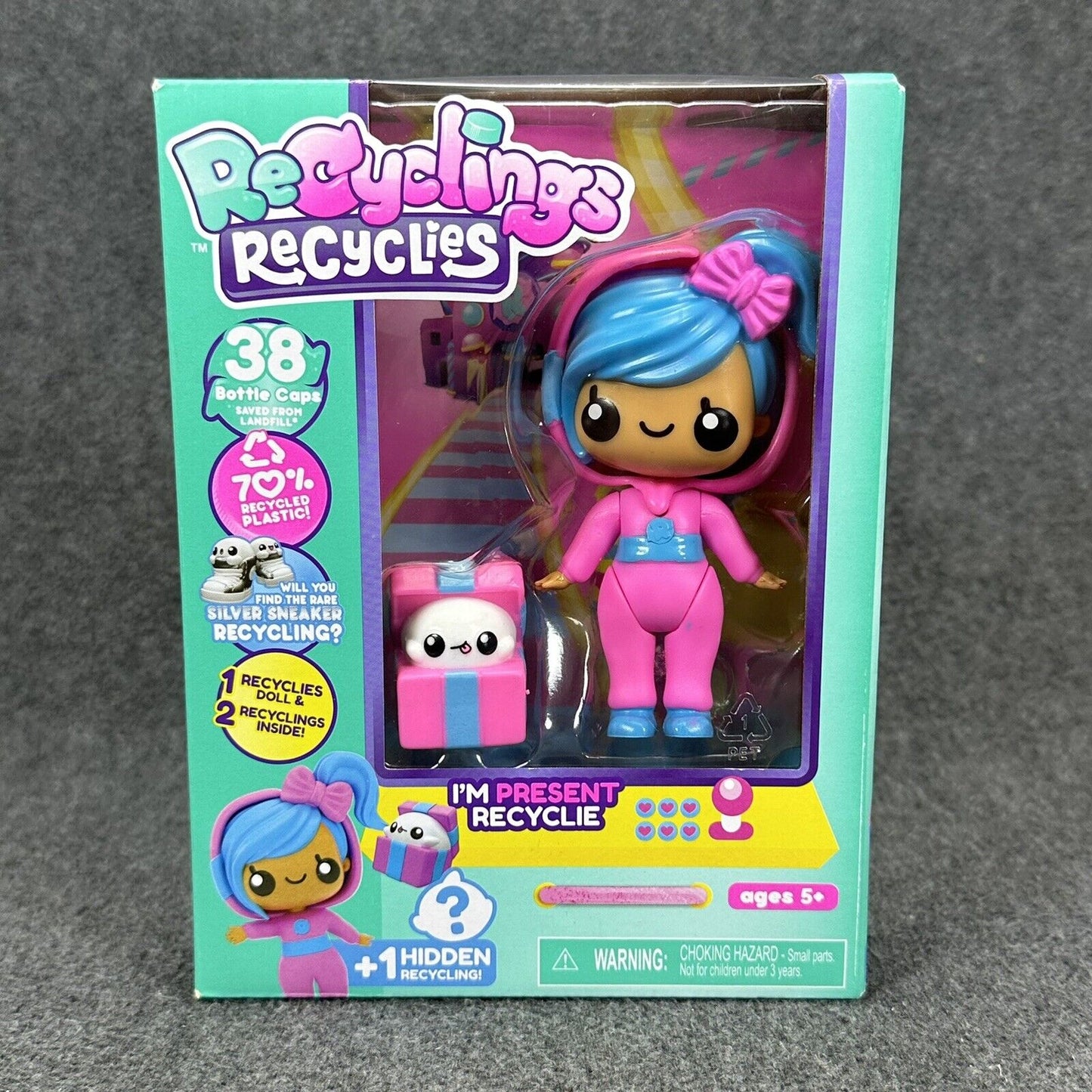 Recyclings Recyclies & Friends Present Recyclie 3.5" Doll Action Figure w/ Pet