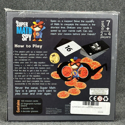 Super Math Spy Ages 7+ Speedy Game of Math Logic & Problem Solving Skill Speed