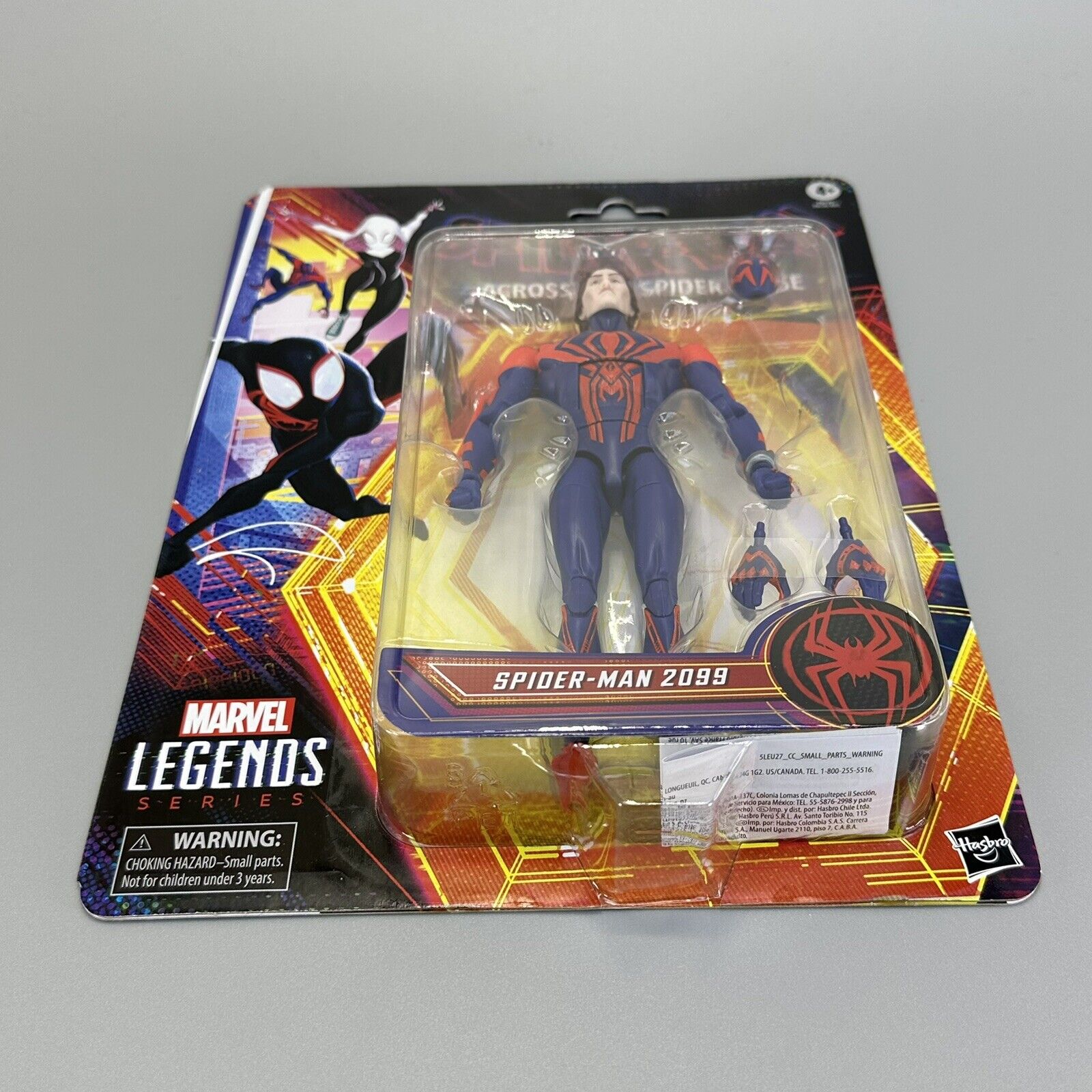 Marvel Legends Spider-Man Across the Spider-Verse Spider-Man 2099 6" Figure New