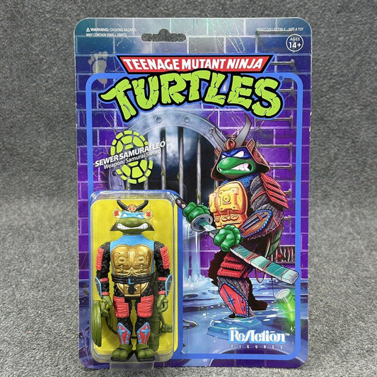 ReAction Teenage Mutant Ninja Turtles Samurai Leonardo 3.75" Action Figure - New