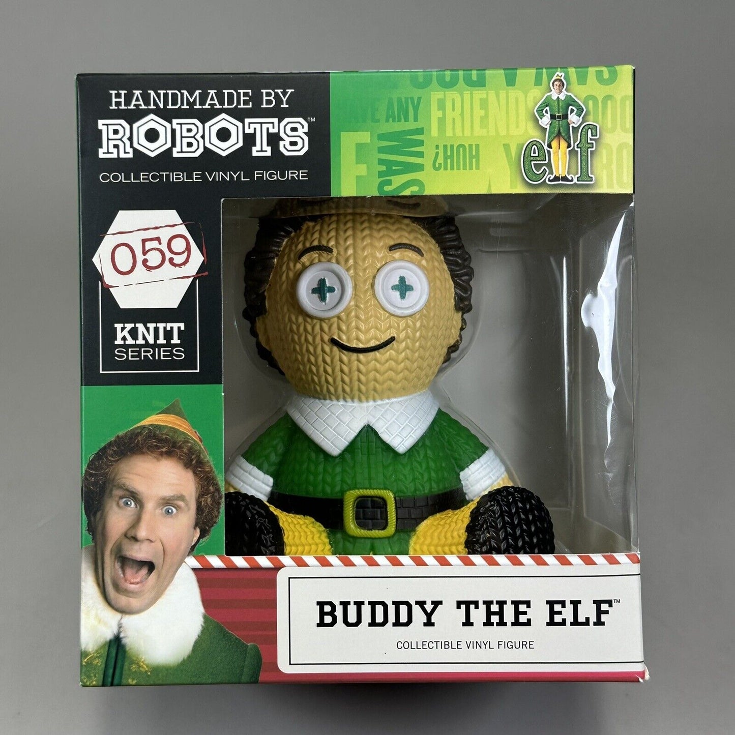 Handmade by Robots Buddy the Elf #059 Vinyl Figure 4" - Brand New