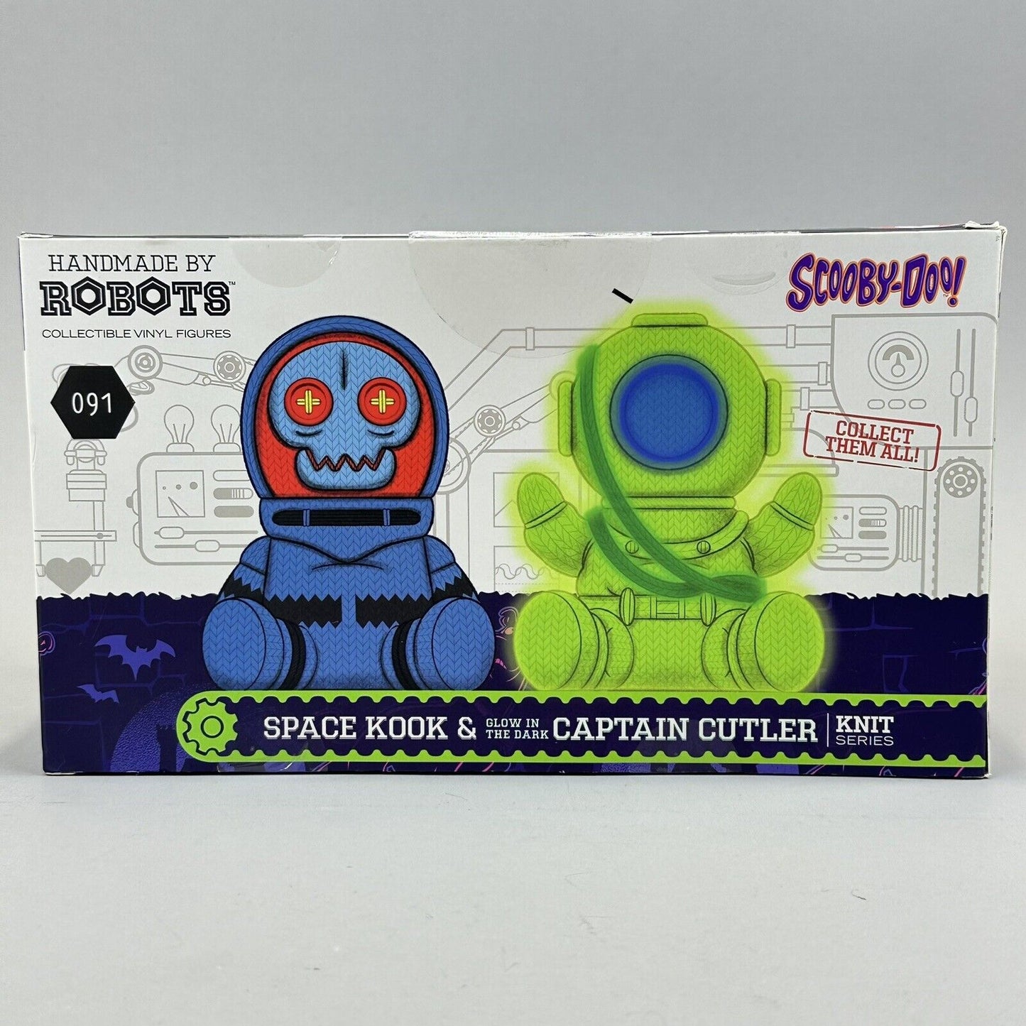 Handmade by Robots Scooby Doo Space Kook & Glow in the Dark Captain Cutler #091