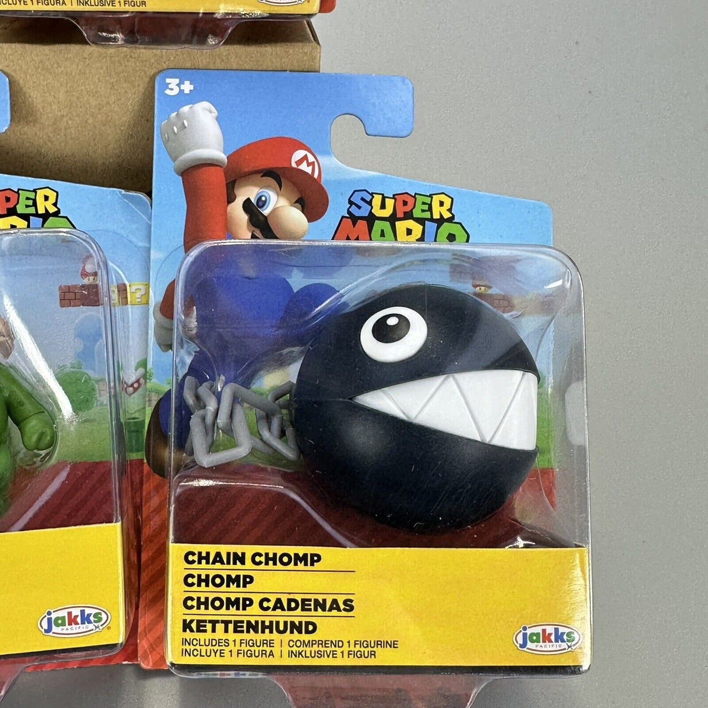 Lot of 5 Super Mario Jakks 2.5" Action Figures Deep Cheep, Spike, Chain Chomp