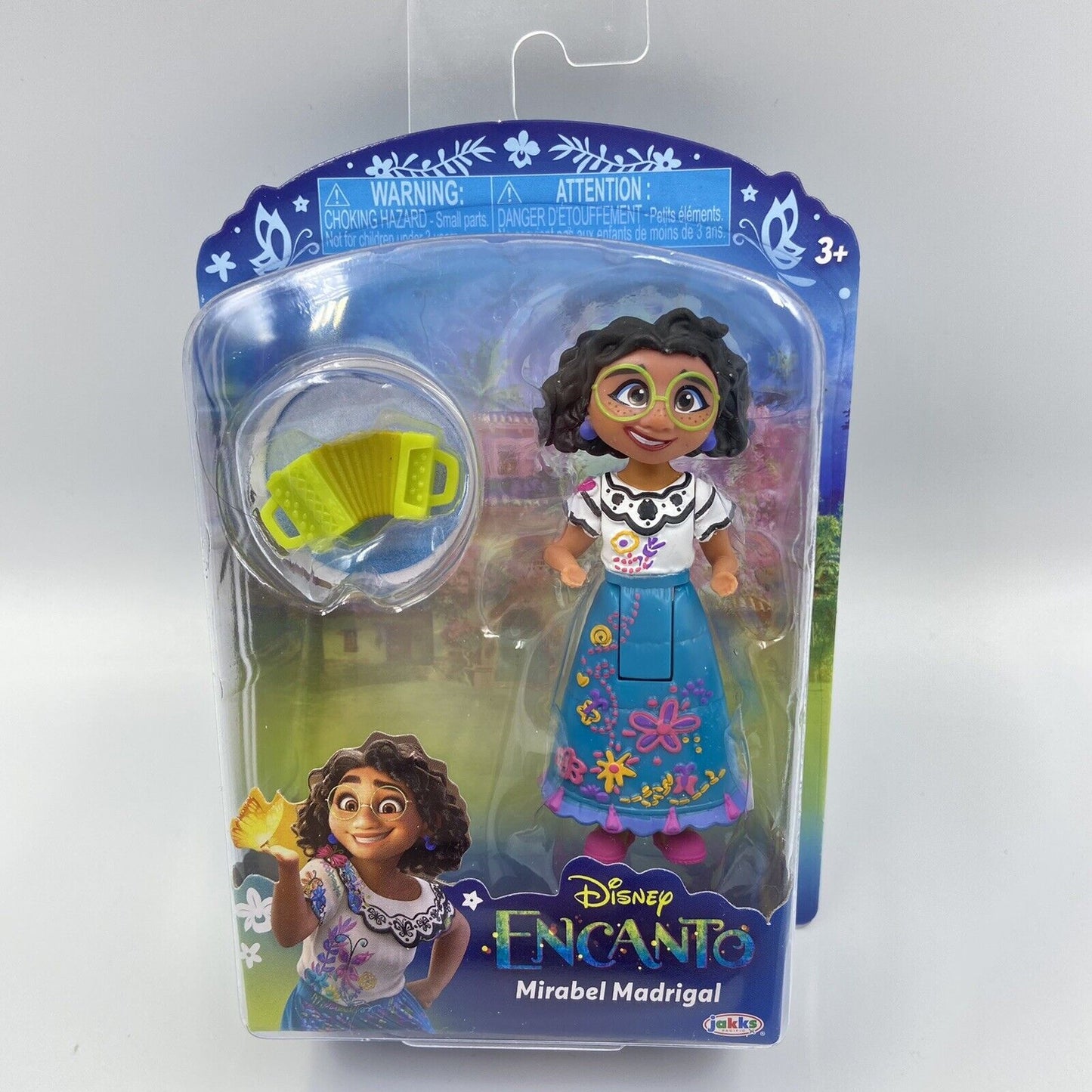 Disney ENCANTO Movie 3" Action Figure MIRABEL MADRIGAL w/ Accordion Jakks New