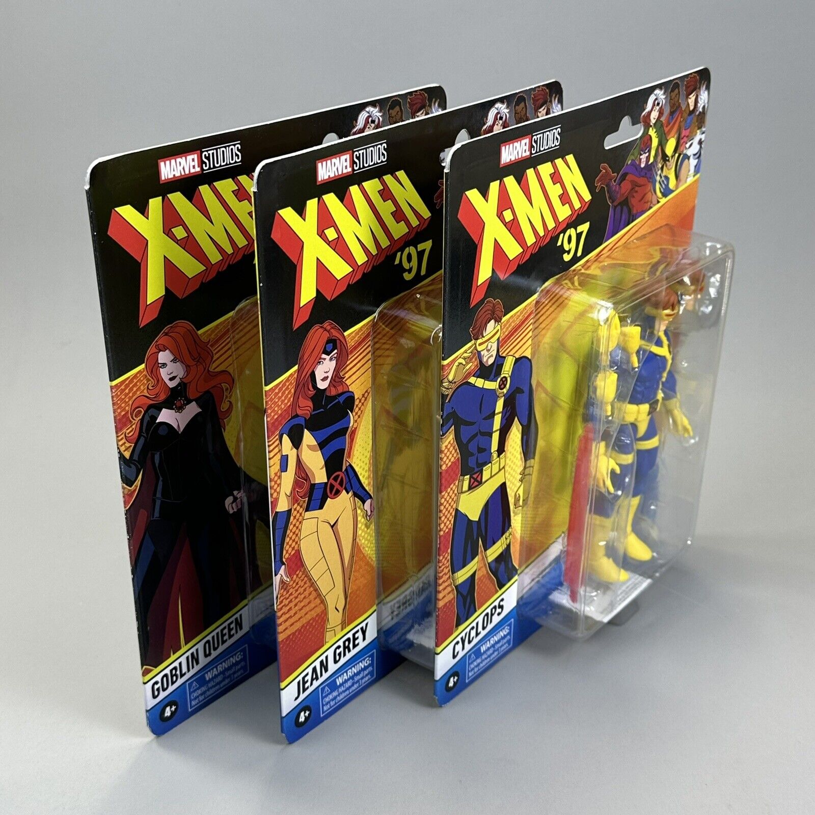 Marvel Legends Retro Card X-Men 97 Cyclops Jean Grey & Madelyne Pryor 6" Figures