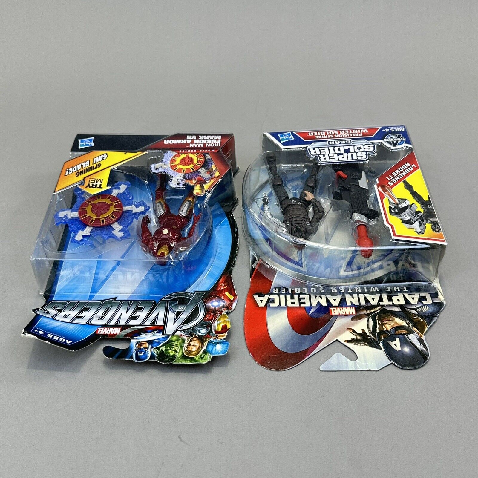 Hasbro Marvel Avengers MCU Iron Man & Winter Soldier 4" Action Figures